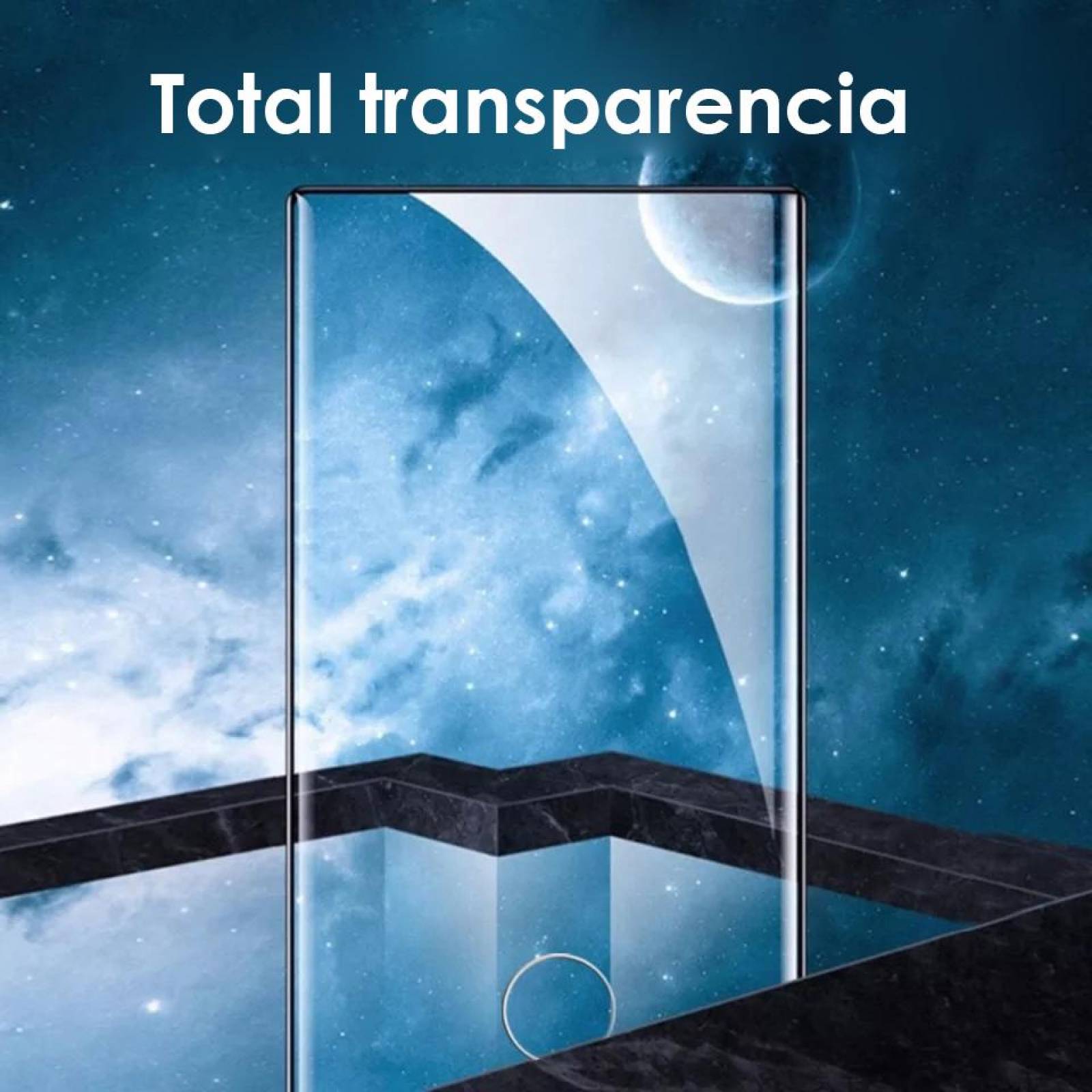 Mica Cristal Templado Para S22 Ultra Con Orificio de Huella