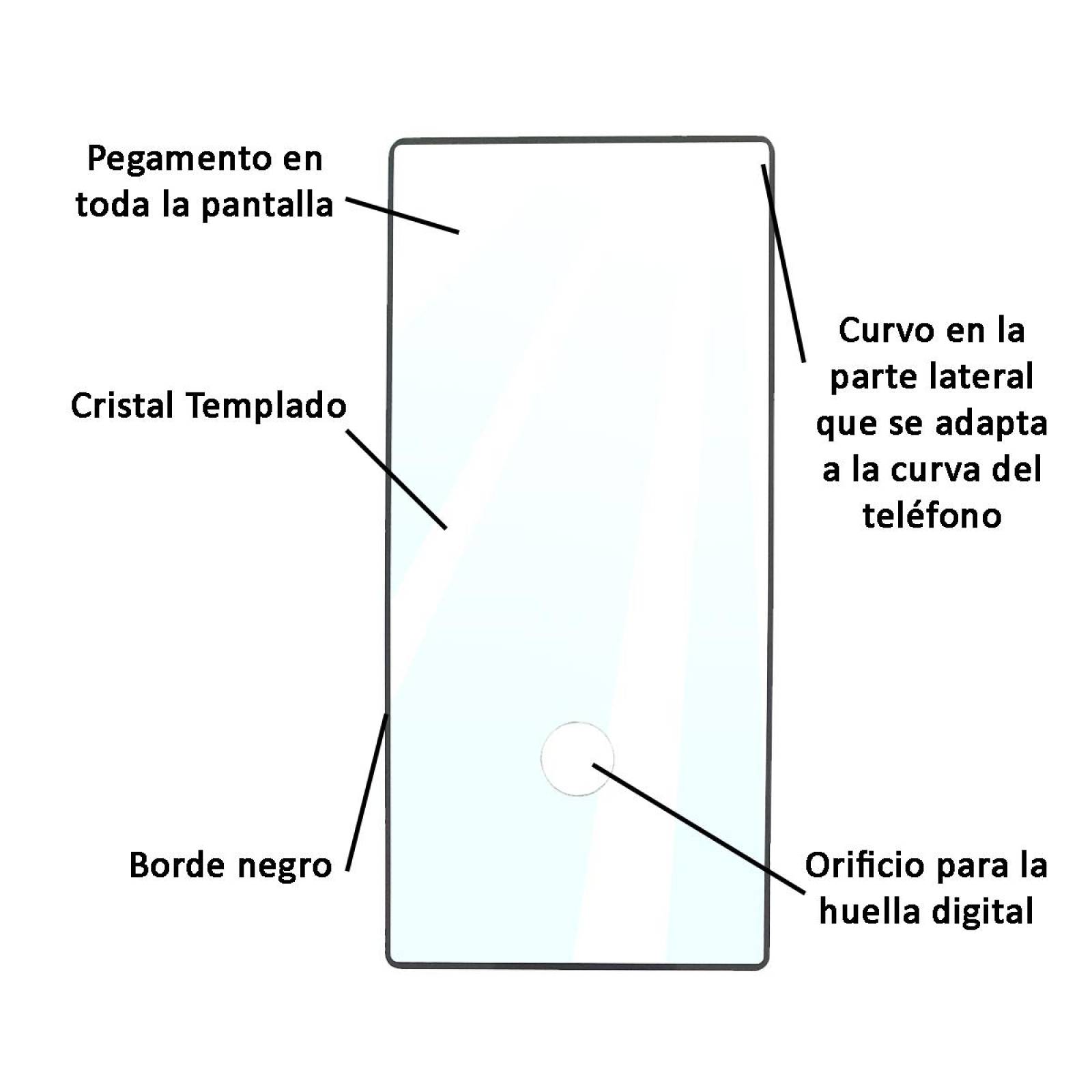 Mica Cristal Templado Para S22 Ultra Con Orificio de Huella