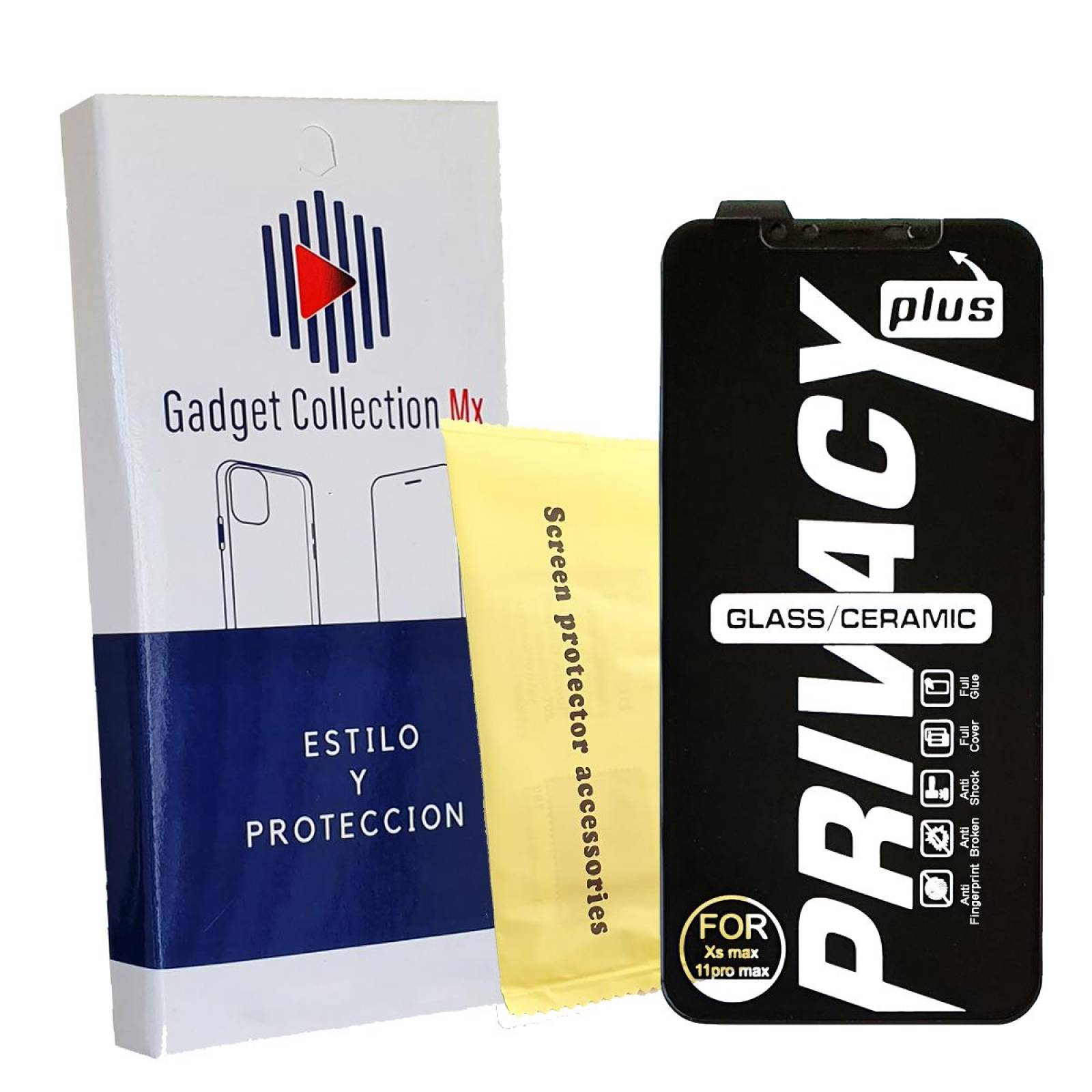 Mica Cristal Templado / Cerámica Privacidad Plus Para iPhone 11 Pro Max