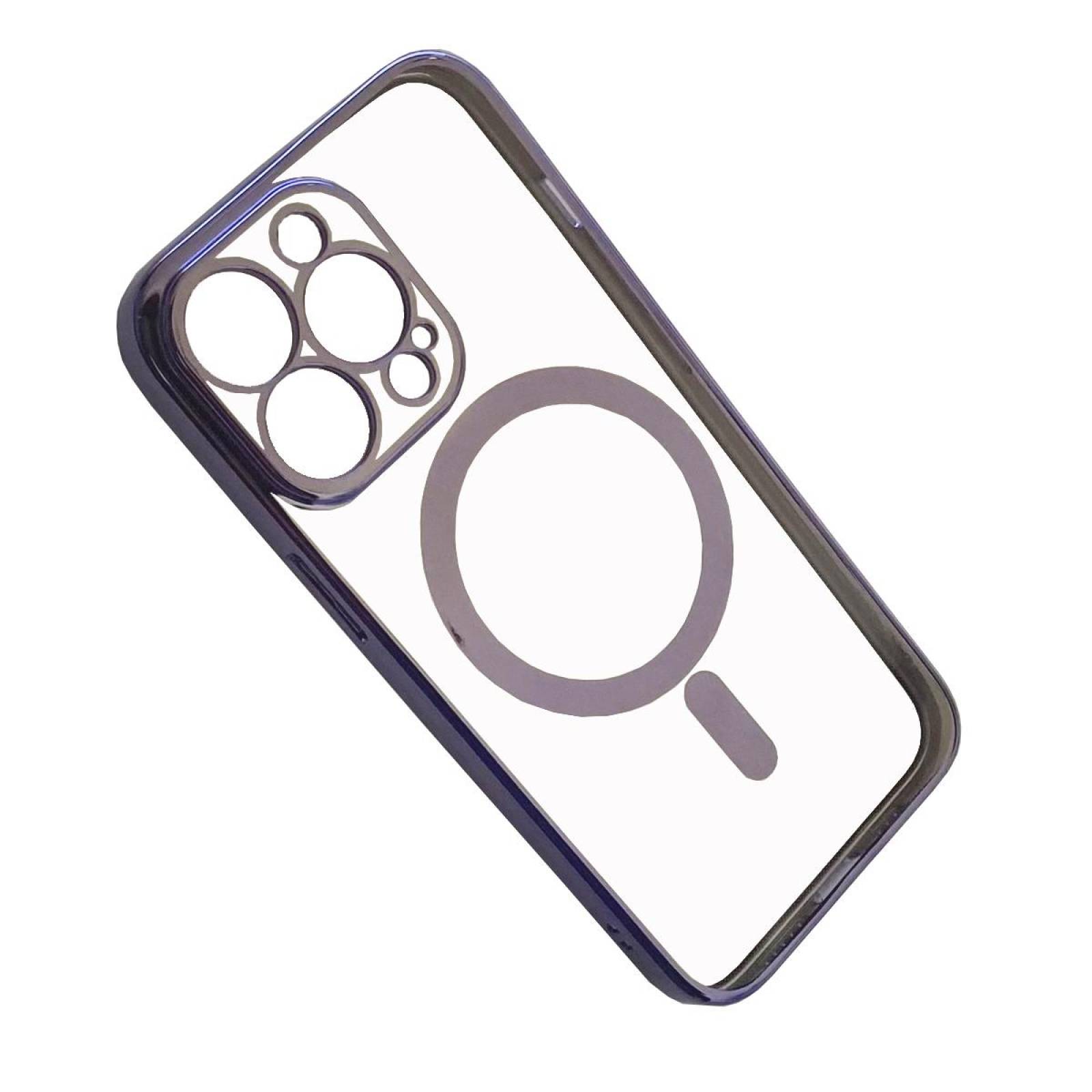 Funda Magsafe con Protector de Cámara para Iphone 13 Pro Max Lila