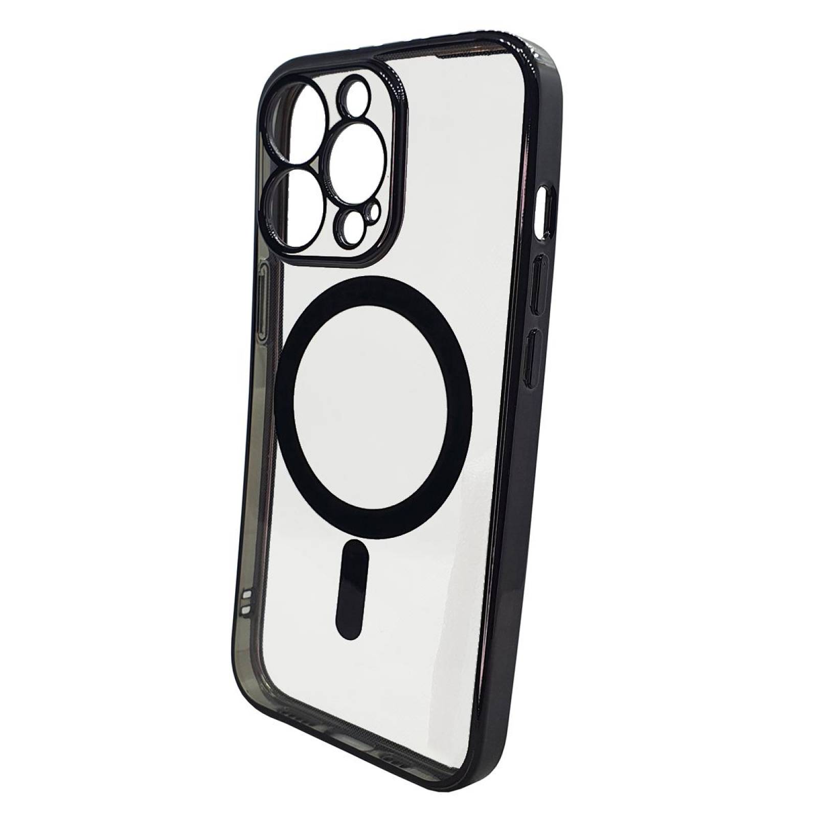 Case protector transparente orilla negro para iPhone 13 Pro