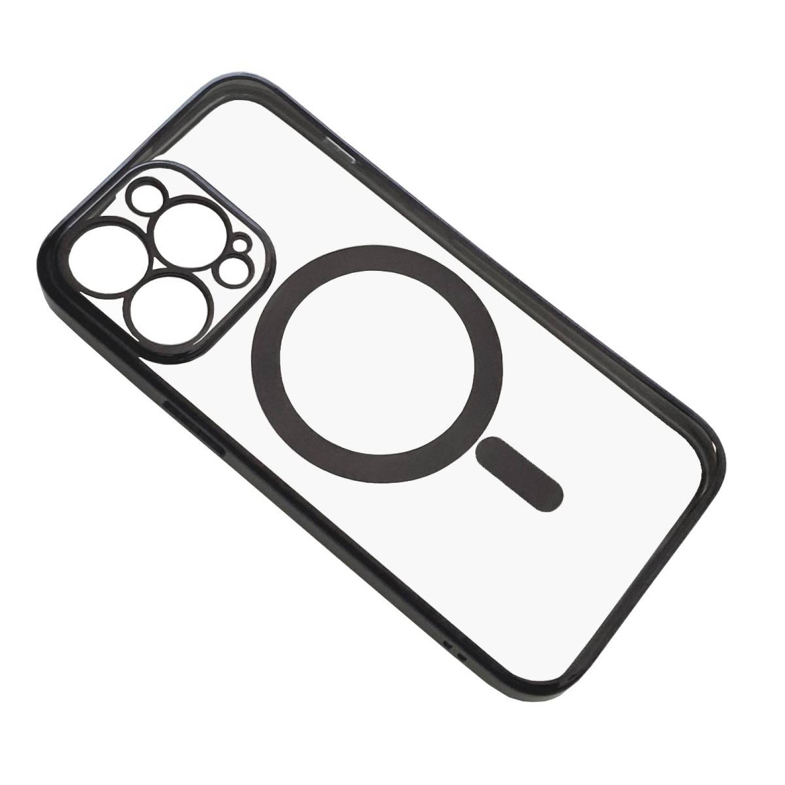 Funda Magsafe con Protector de Cámara para Iphone 13 Pro Negro
