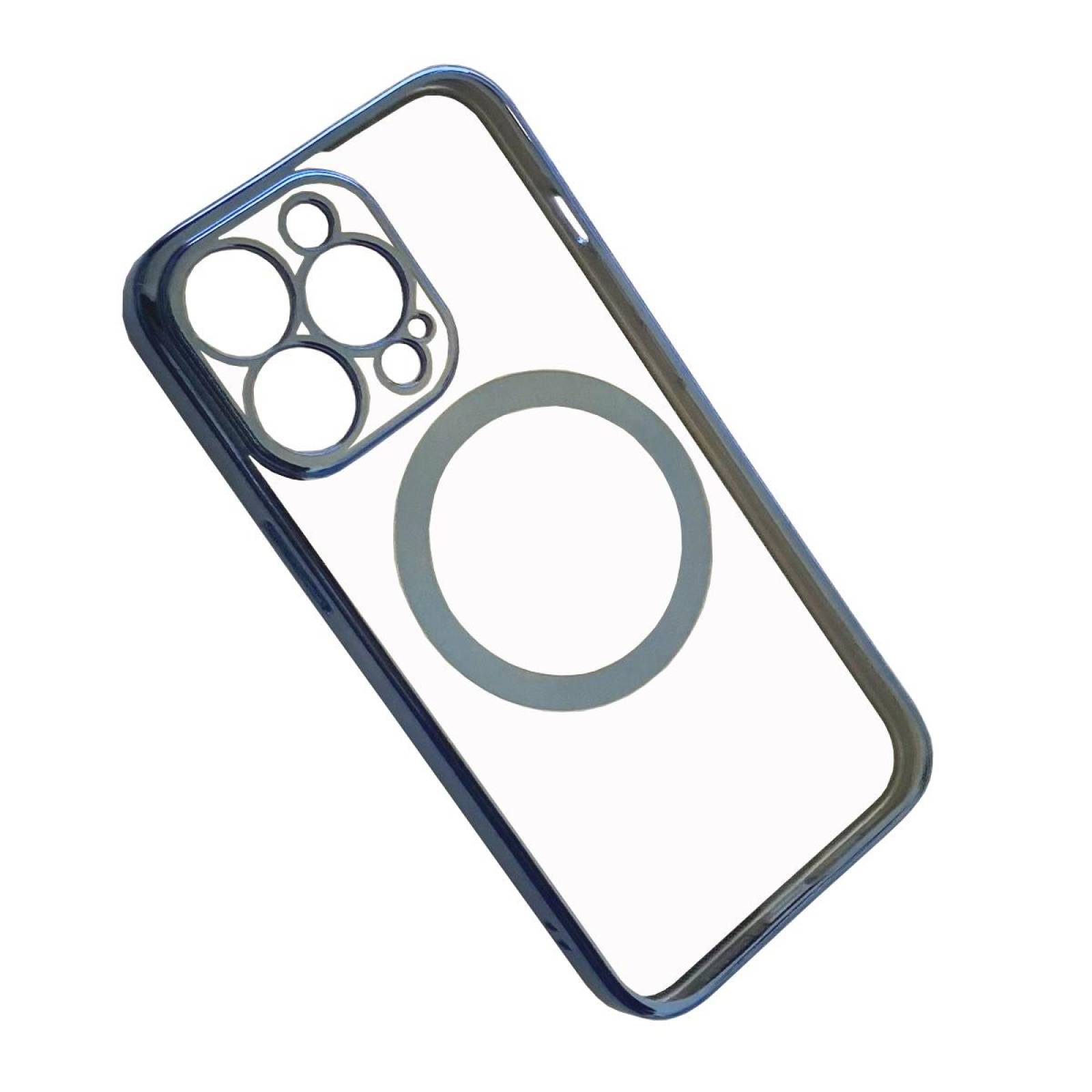 Funda Magsafe con Protector de Cámara para Iphone 13 Pro Azul cielo