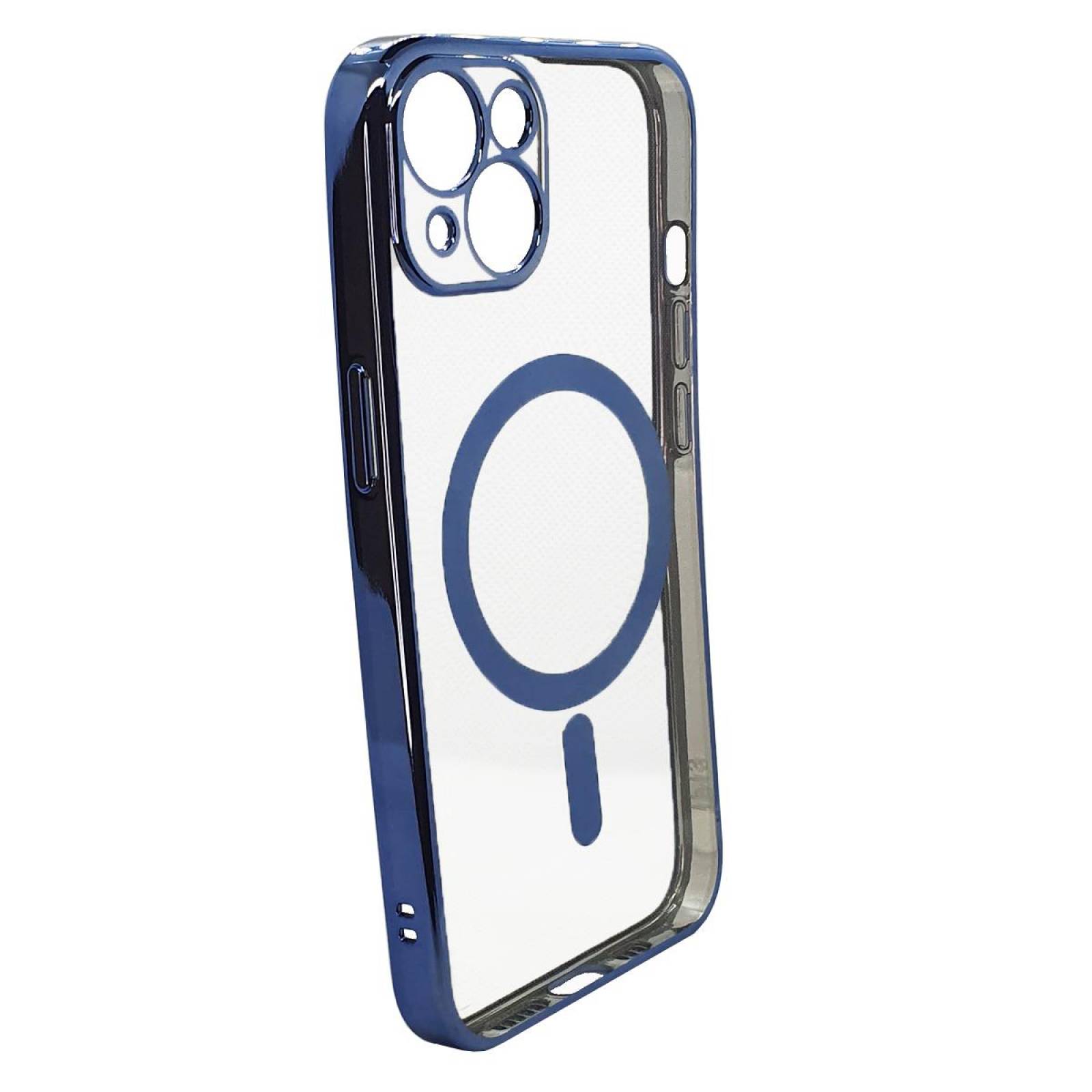 Funda Magsafe con Protector de Cámara para Iphone 13 Azul cielo