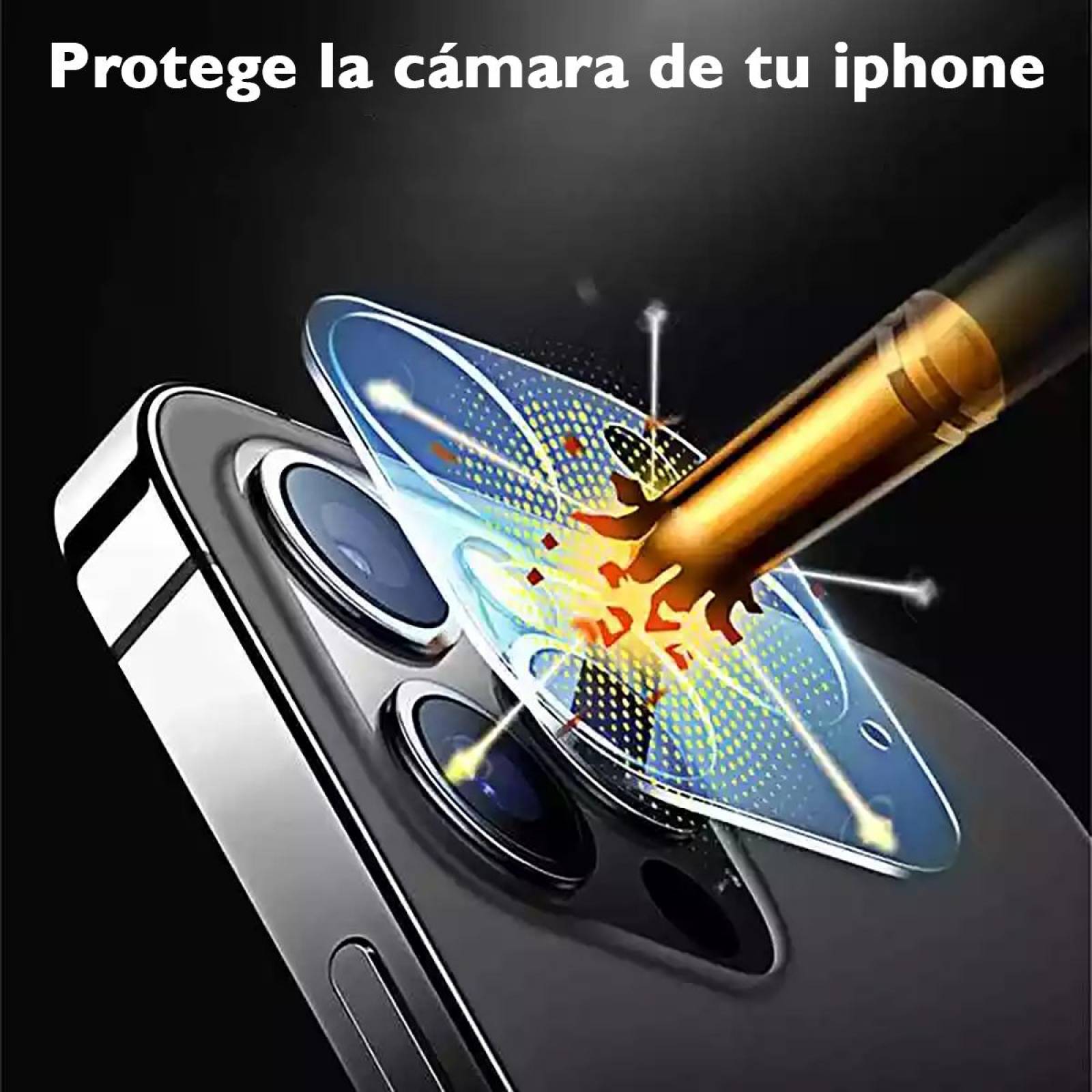 Mica De Cristal Templado de Camara para iPhone 14 Pro Max