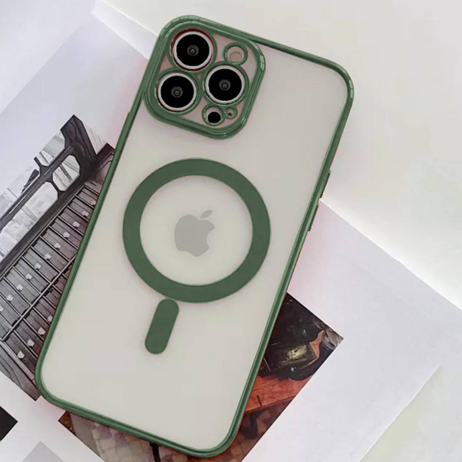 Funda Compatible Con Magsafe Protector Camara Para iPhone 14 Pro Max