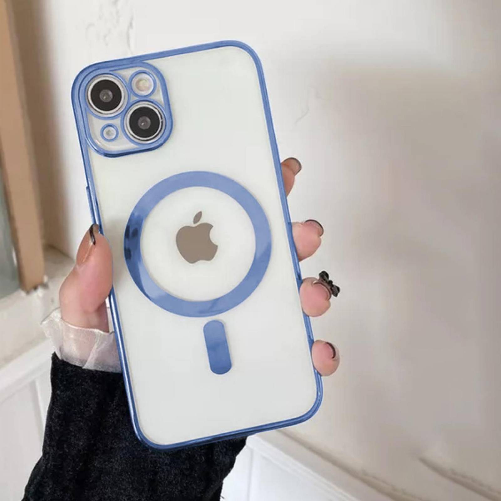 Funda Compatible Con Magsafe Protector Camara Para iPhone 14 Plus