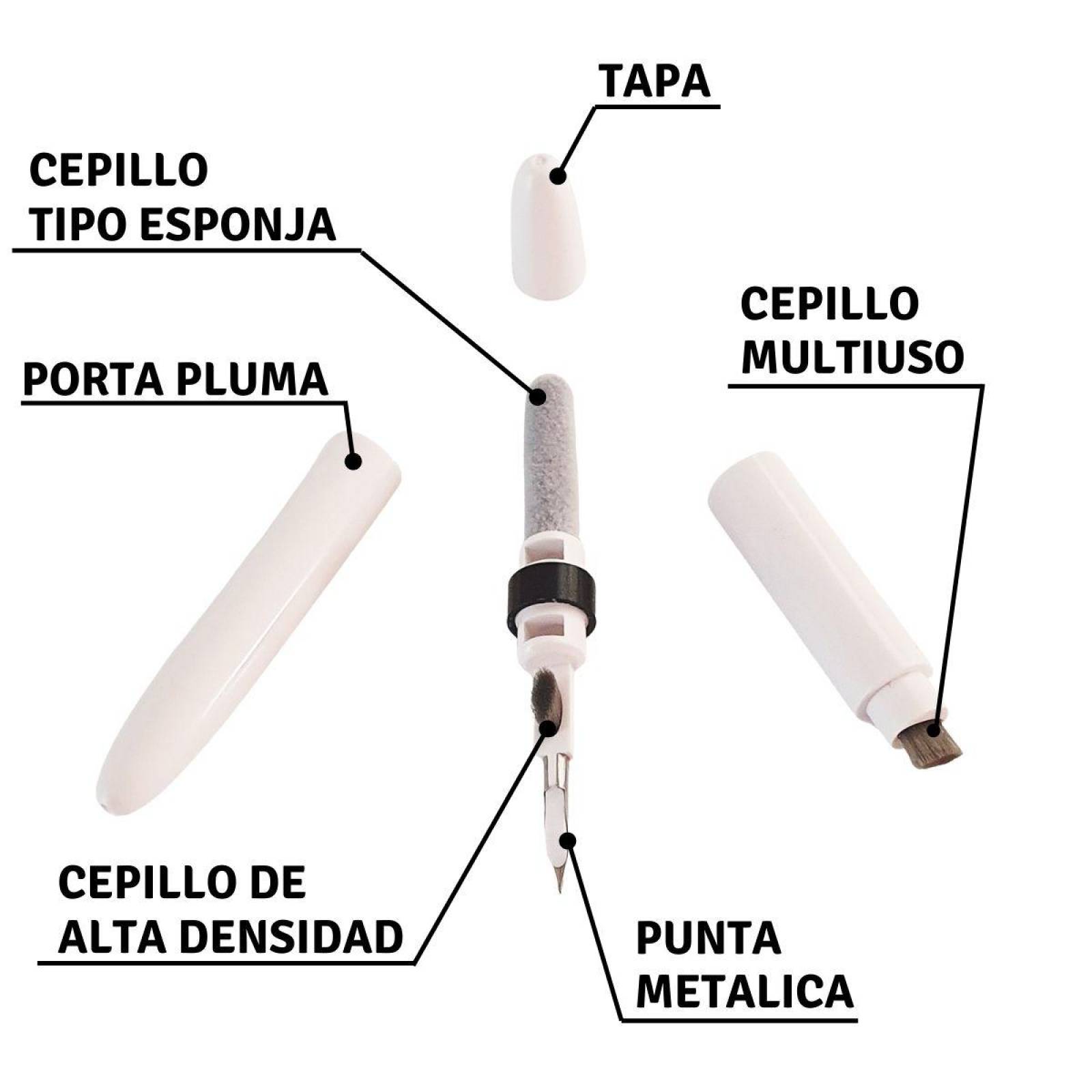 Funda para Airpods Pro 2 Generación y Pluma Limpiadora Negro