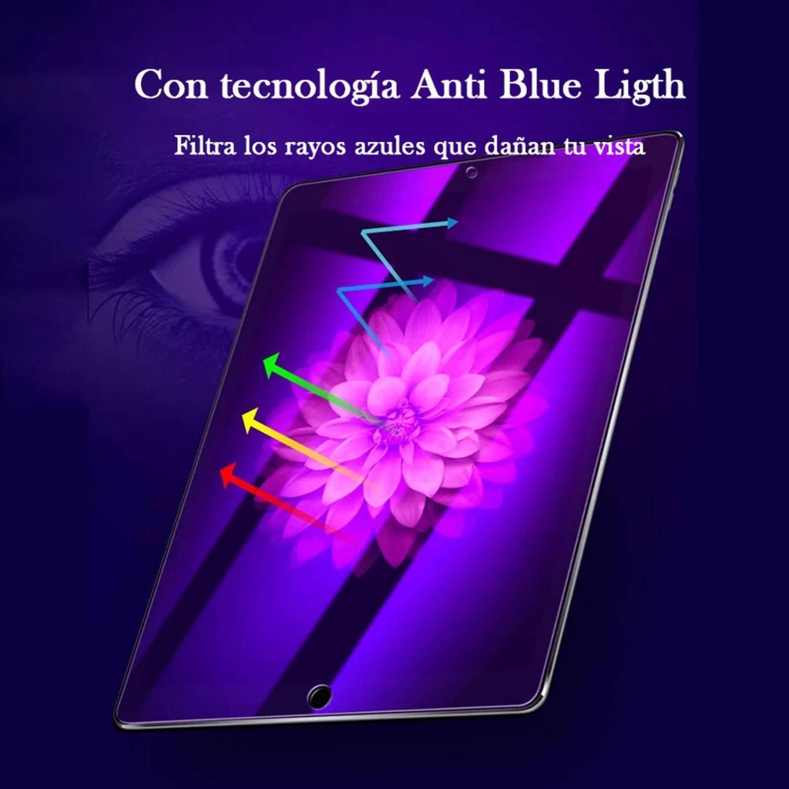 Mica de Nano Hidrogel Para iPad 10th Gen 10.9 Acabado Anti Blue Light