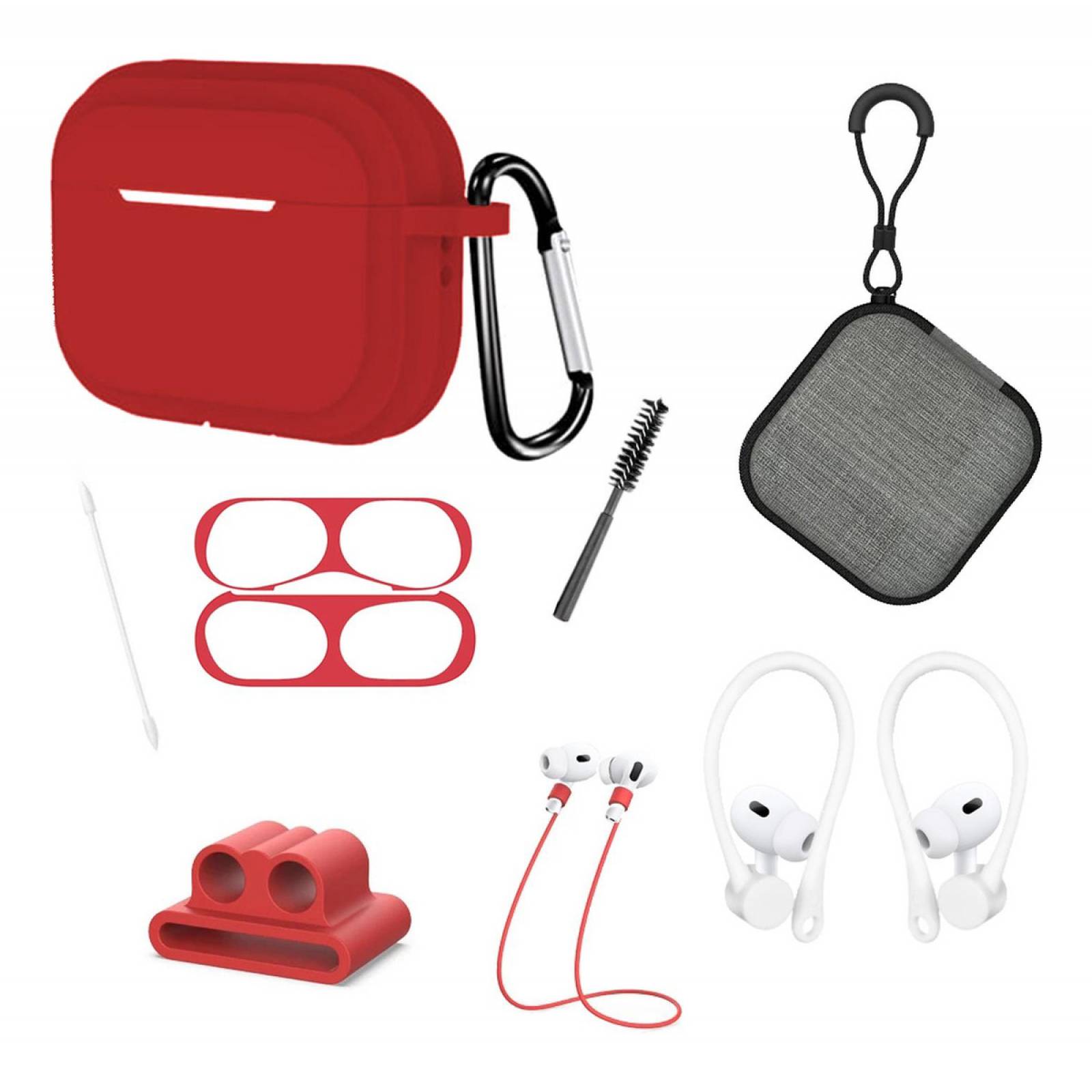 Funda Para AirPods Pro 2022 2a Generación Con Accesorios