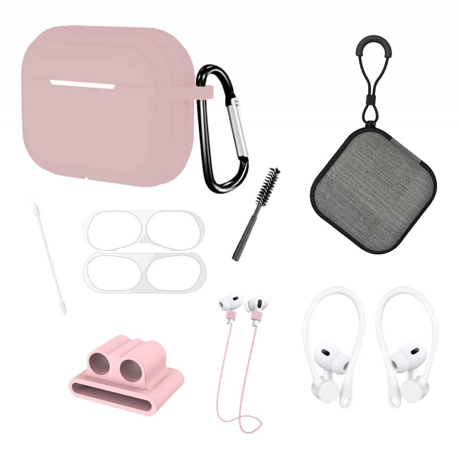 Funda Para AirPods Pro 2022 2a Generación Con Accesorios