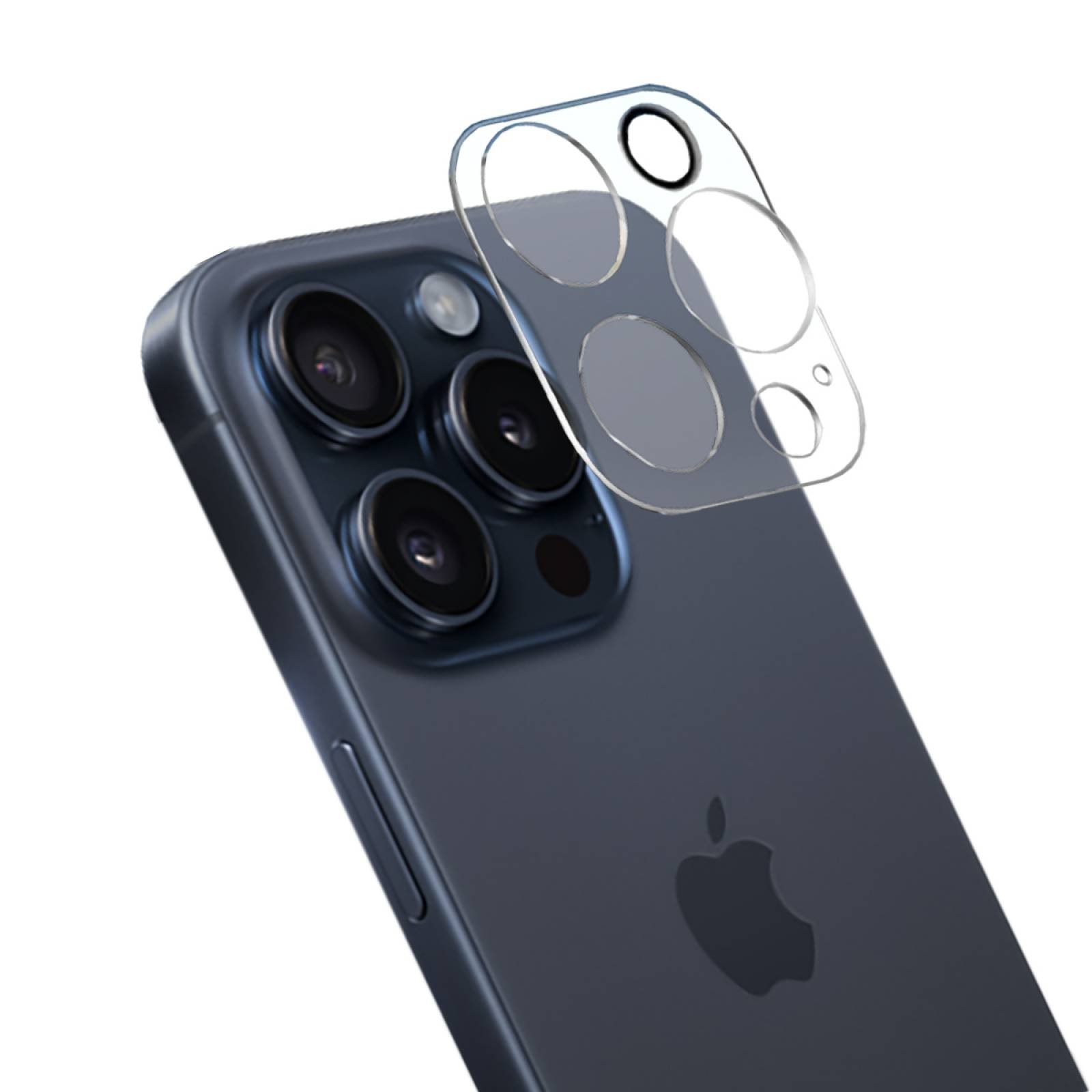 3 x Protectores de Camara de Vidrio Templado Fuerte Para iPhone 15 Pro Max