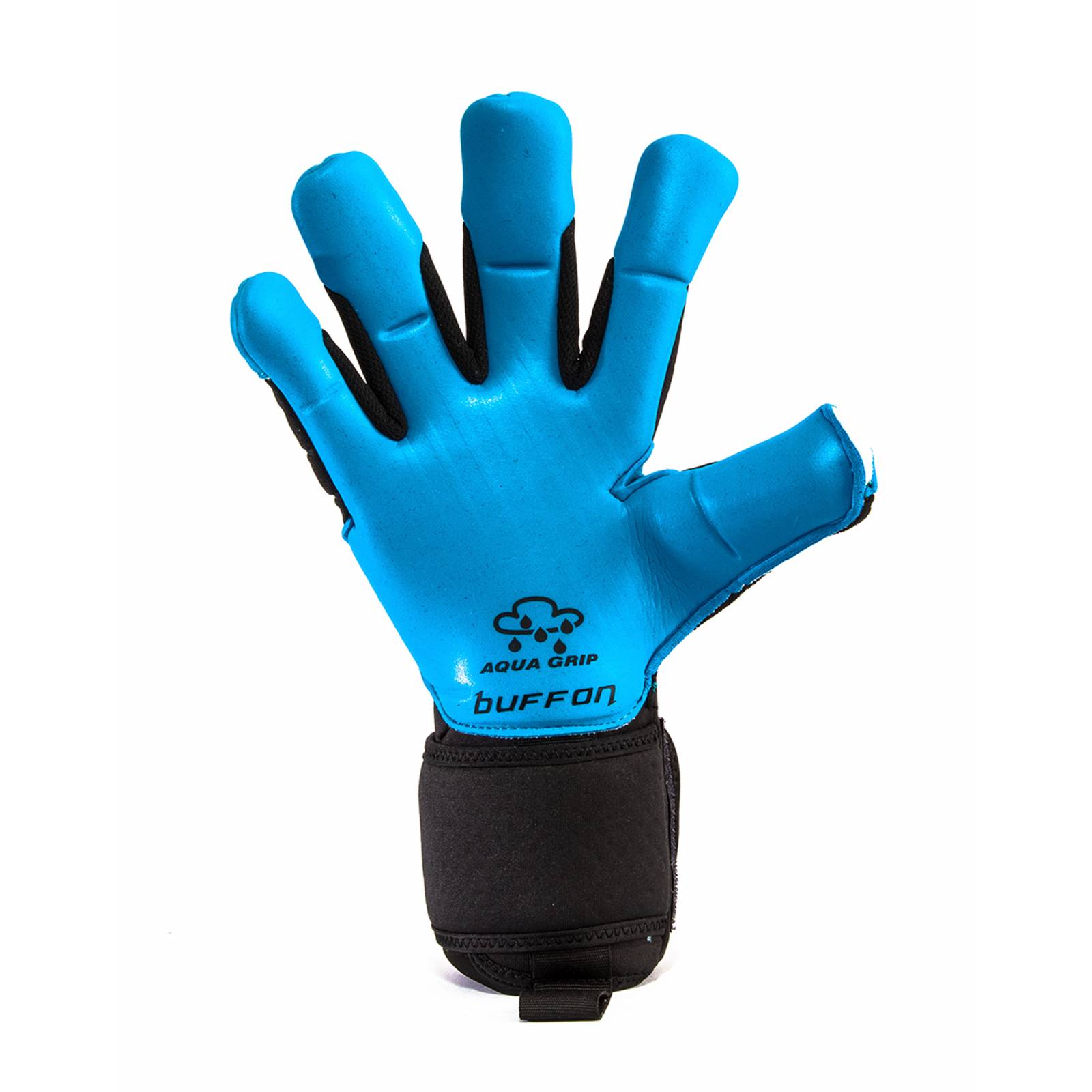 Guantes de Portero Buffon Titan Pro Negro/Aqua - Golero Sport