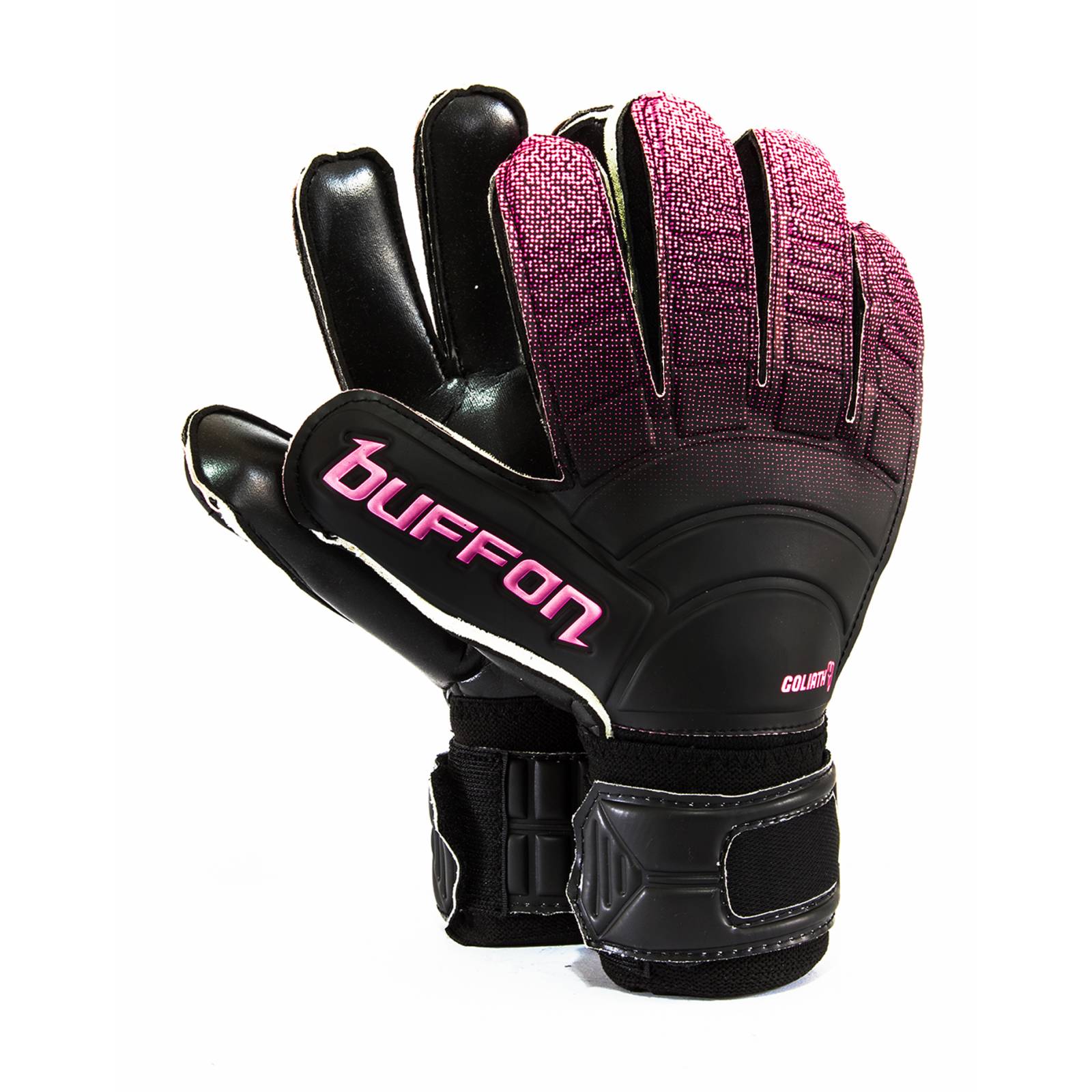 Guantes De Portero Buffon Goliat Negro/Fiusha - Golero Sport