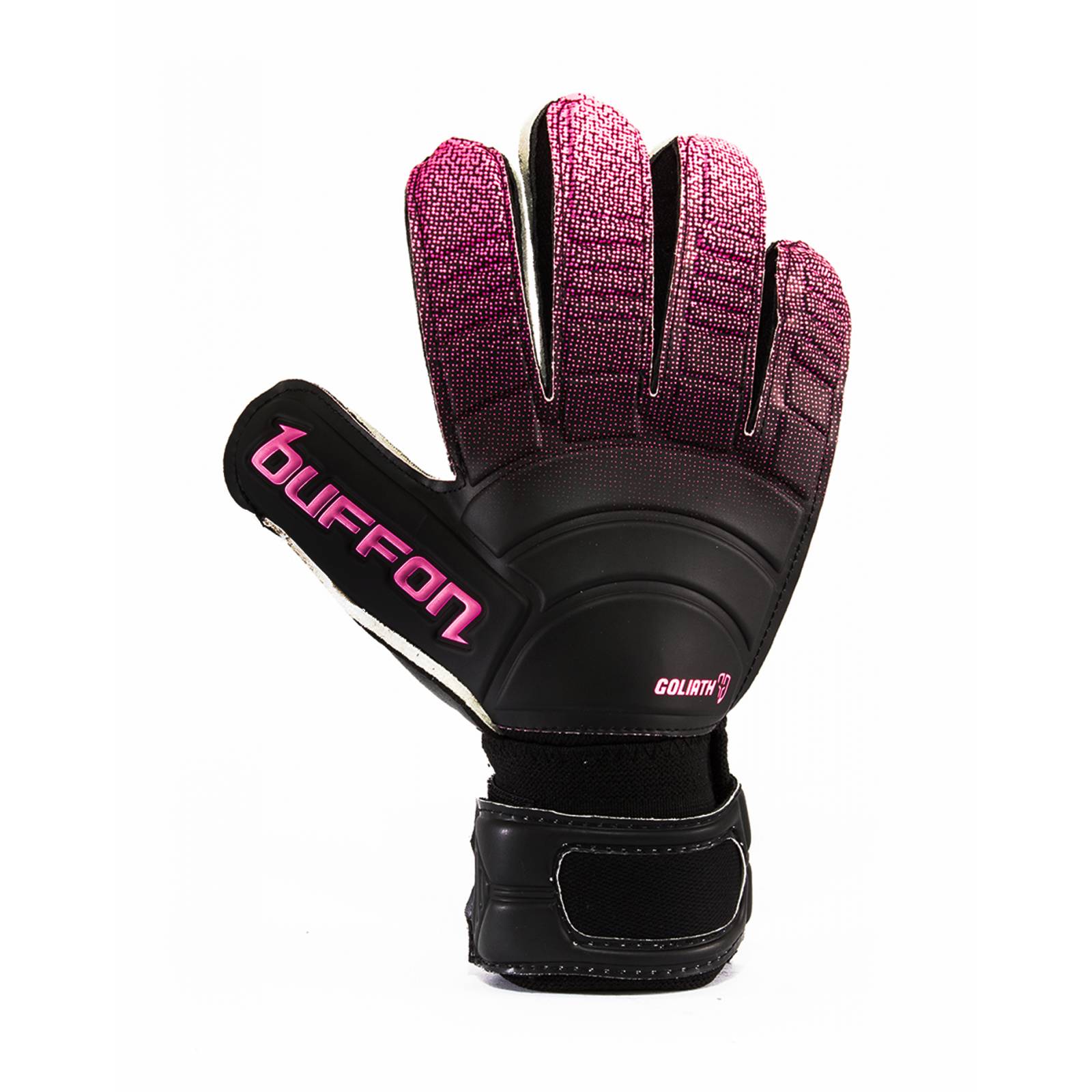Guantes De Portero Buffon Goliat Negro/Fiusha - Golero Sport