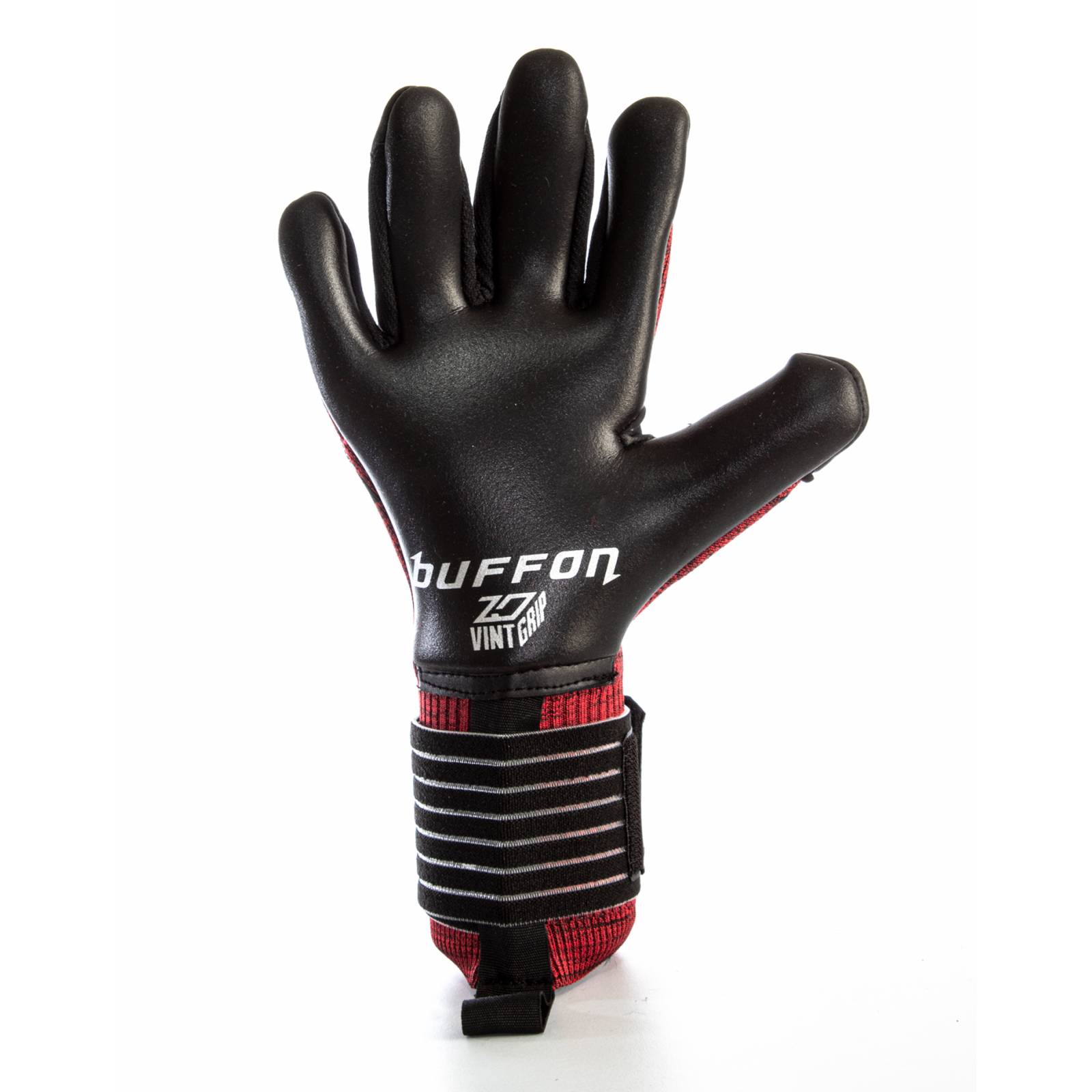 Guantes de Portero Buffon Supremo Pro Negro/Rojo - Golero Sport