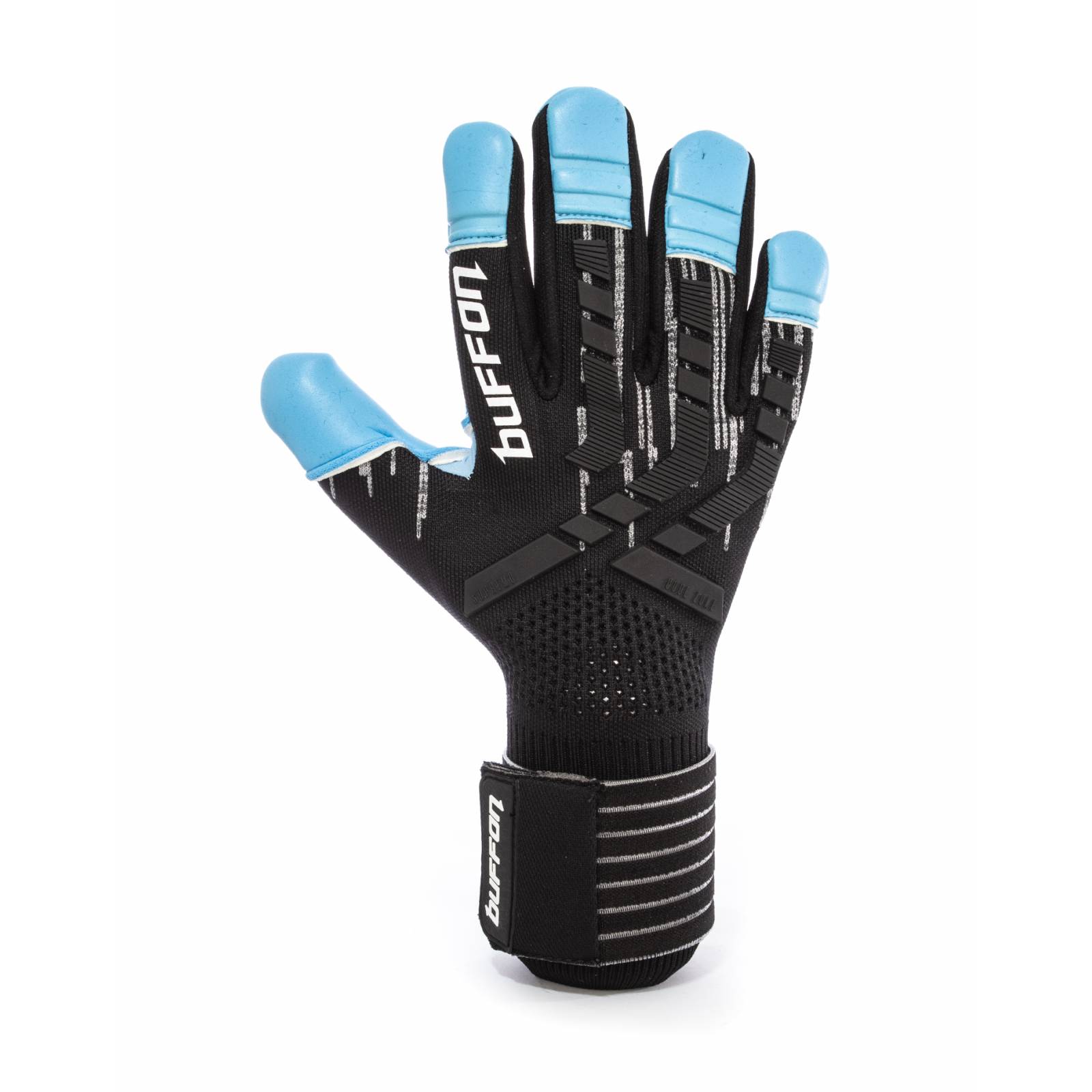 Guantes de Portero Buffon Supremo Pro Negro/Aqua - Golero Sport