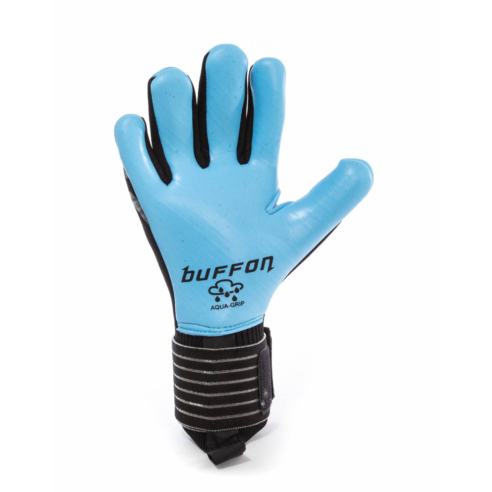 Guantes de Portero Buffon Supremo Pro Negro/Aqua - Golero Sport