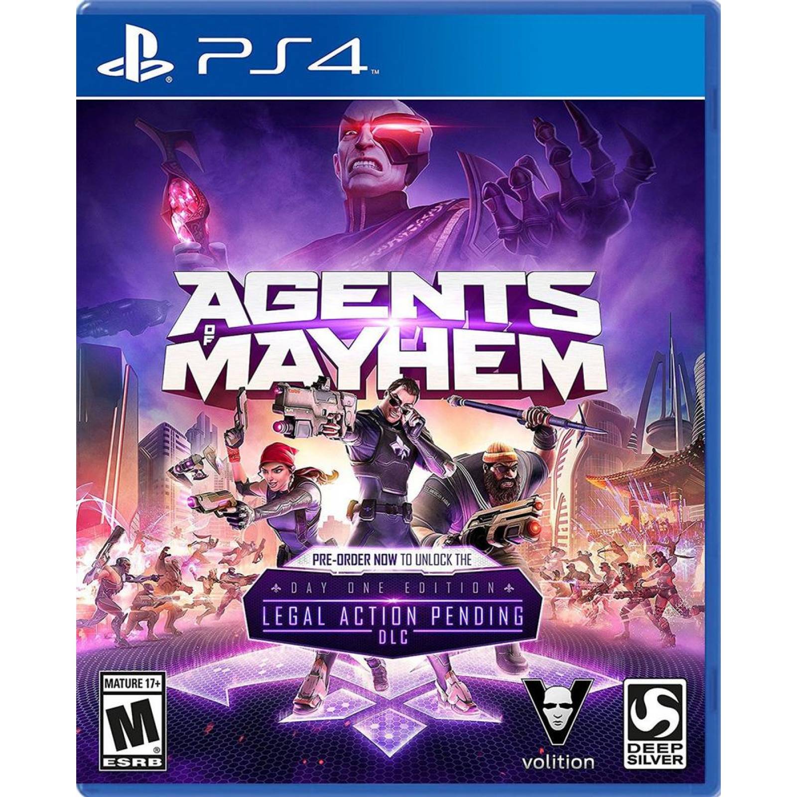 Agents Of Mayhem Day 1 Edition Bilingual Spanish Ps4 - S001 