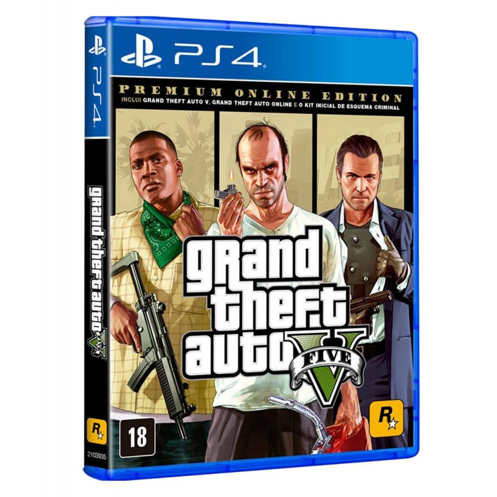 Gta V Premium Edition +Criminal Enterprise Pack Ps4 - S001