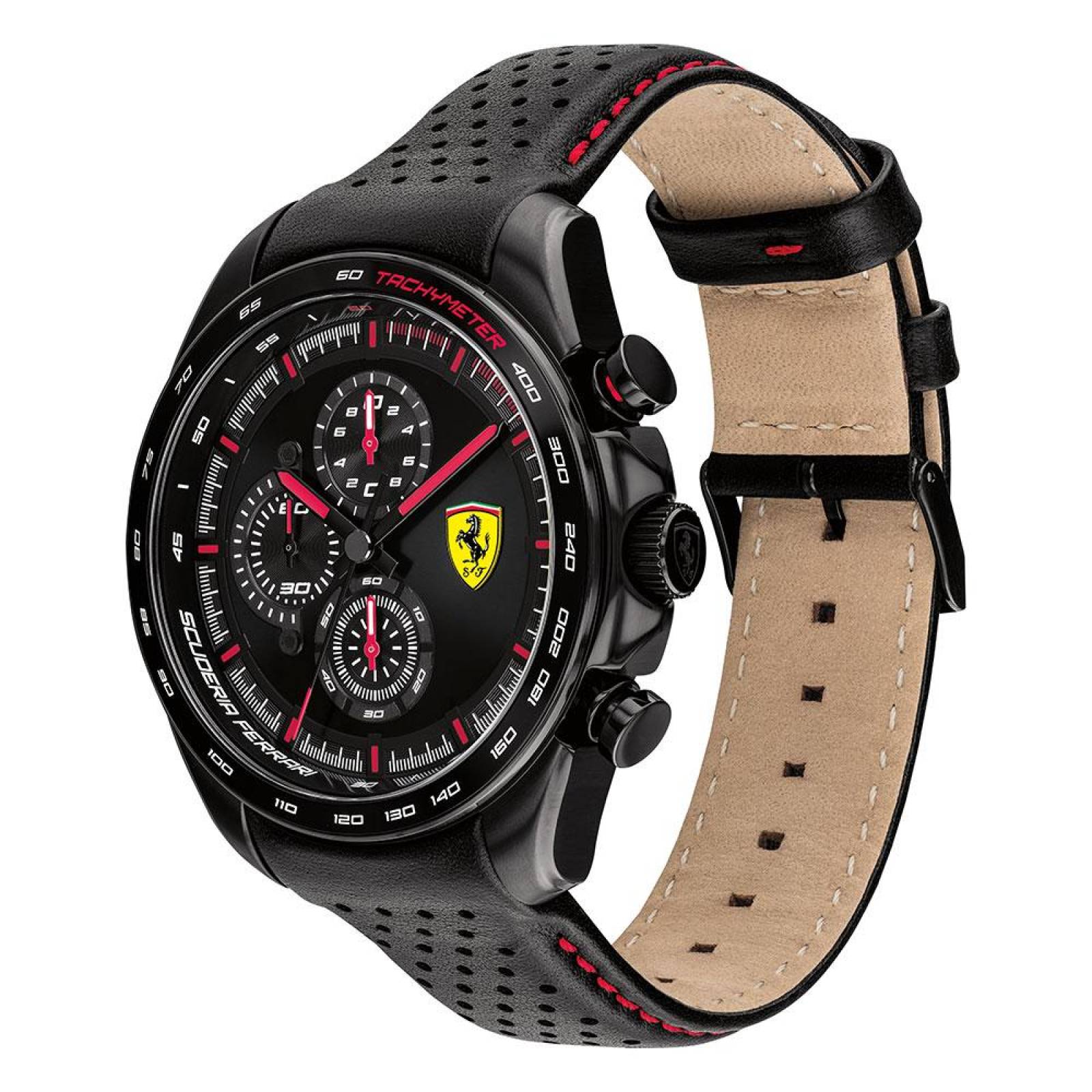 Reloj Ferrari Speedracer Negro 0830647 Para Hombre