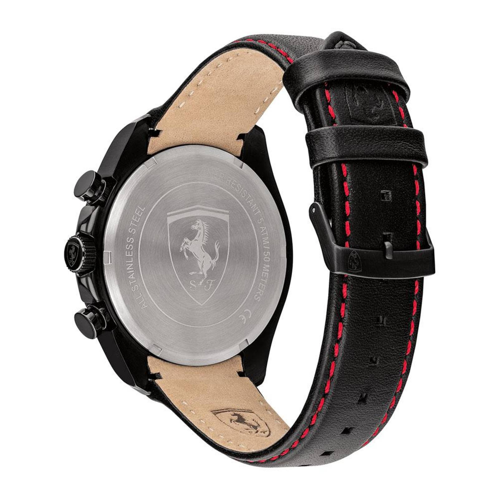Reloj Ferrari Speedracer Negro 0830647 Para Hombre