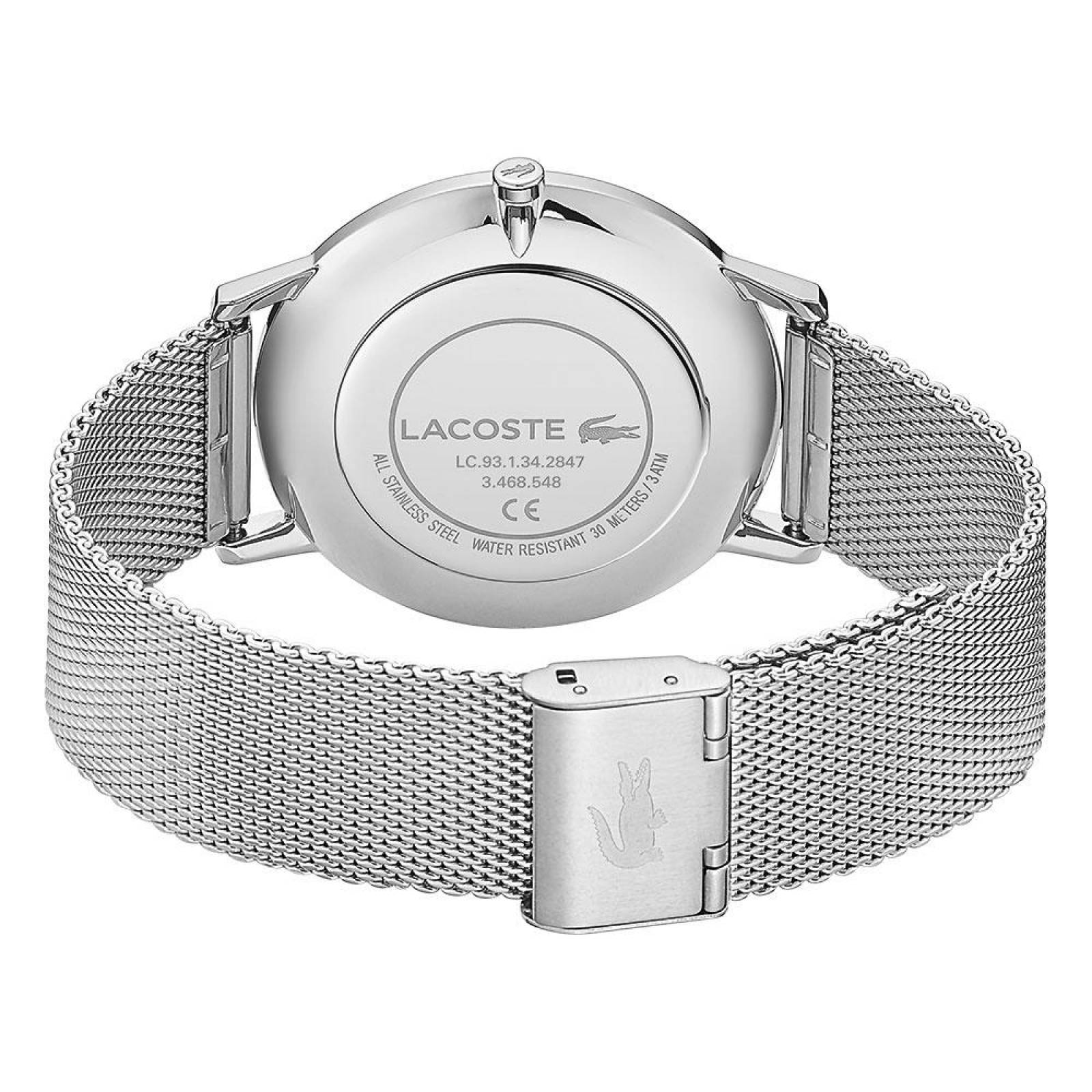 Reloj Lacoste Hombre Moon Plateado 2011017 - S007 