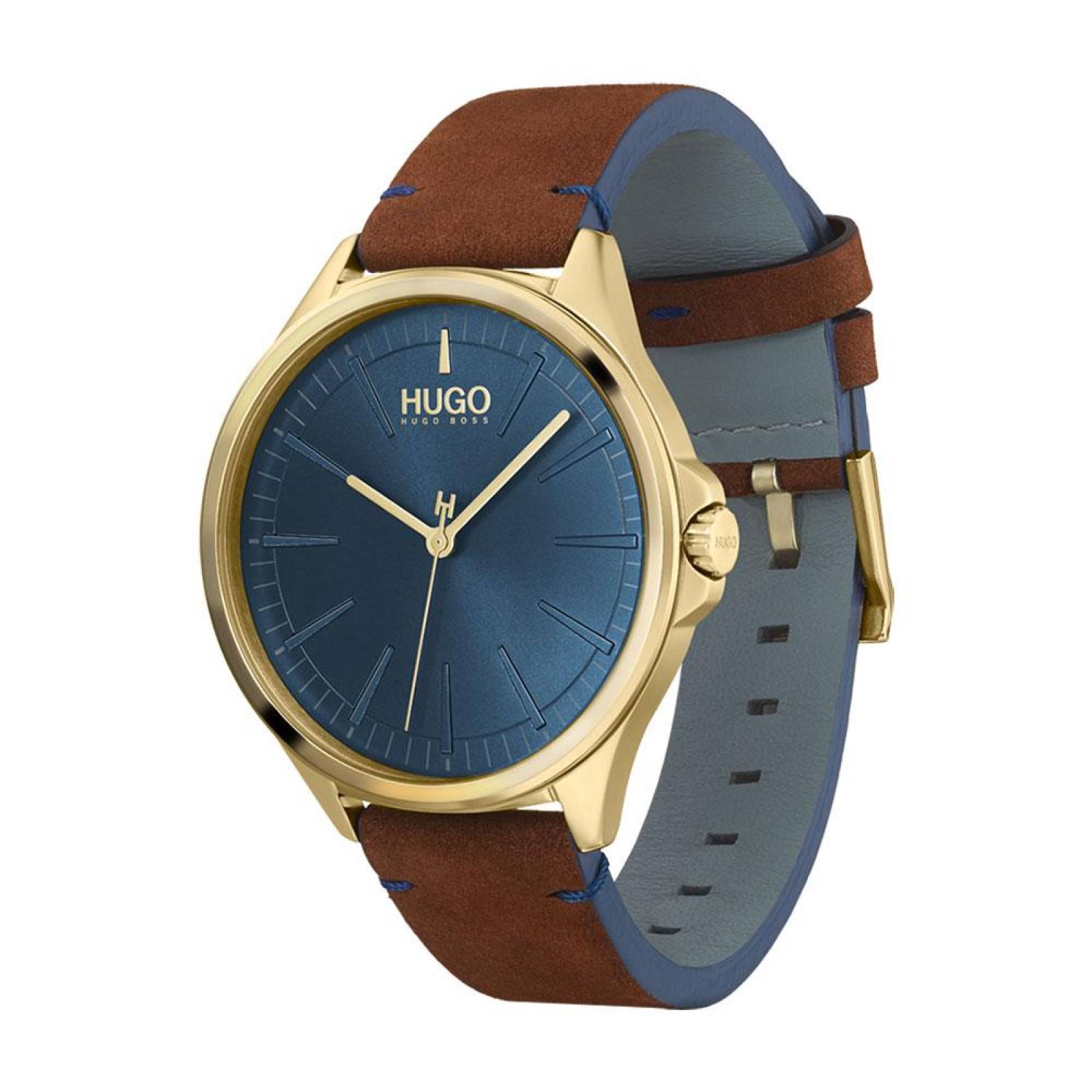 Reloj Hugo Boss Hombre Cuero 1530134 Smash 