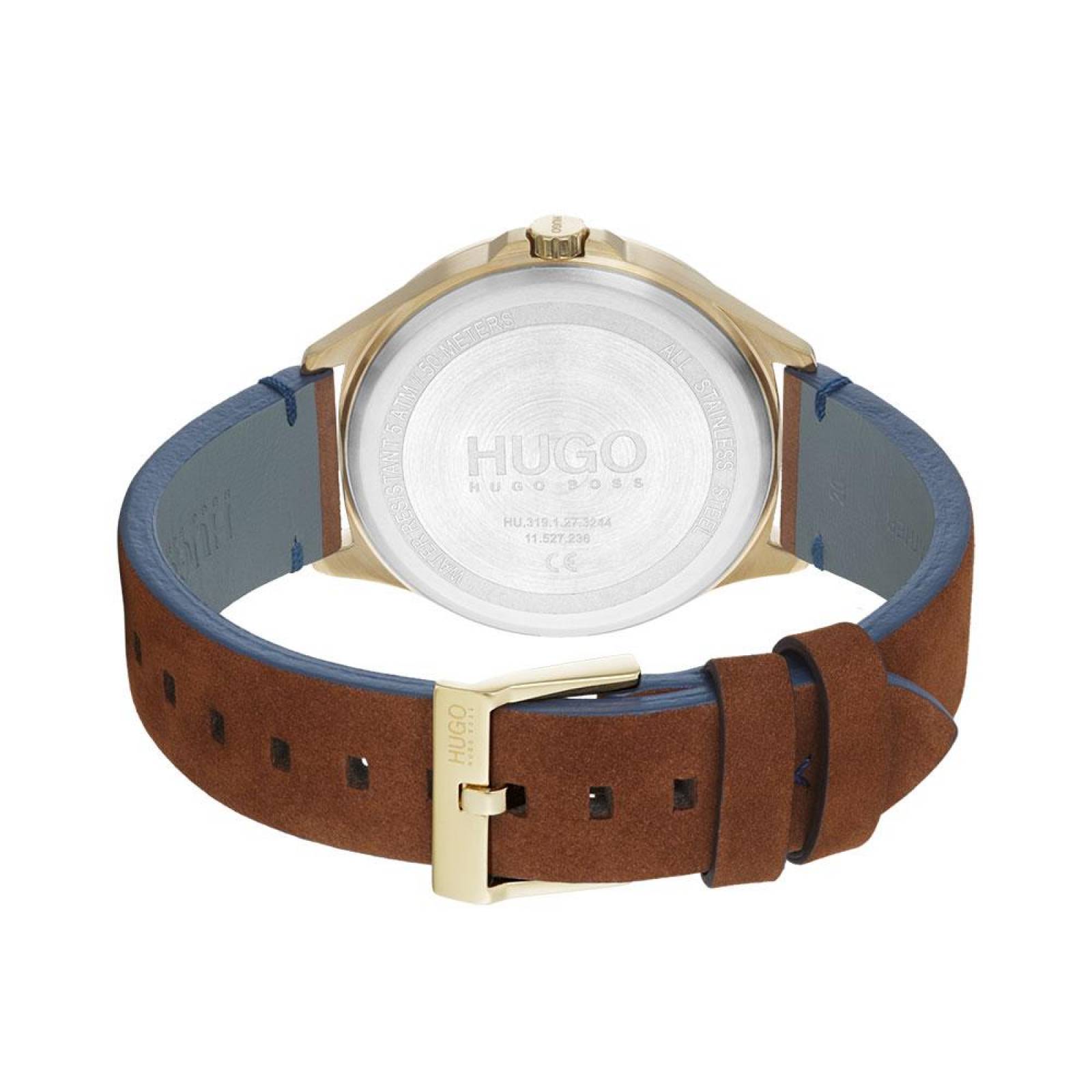 Reloj Hugo Boss Hombre Cuero 1530134 Smash 