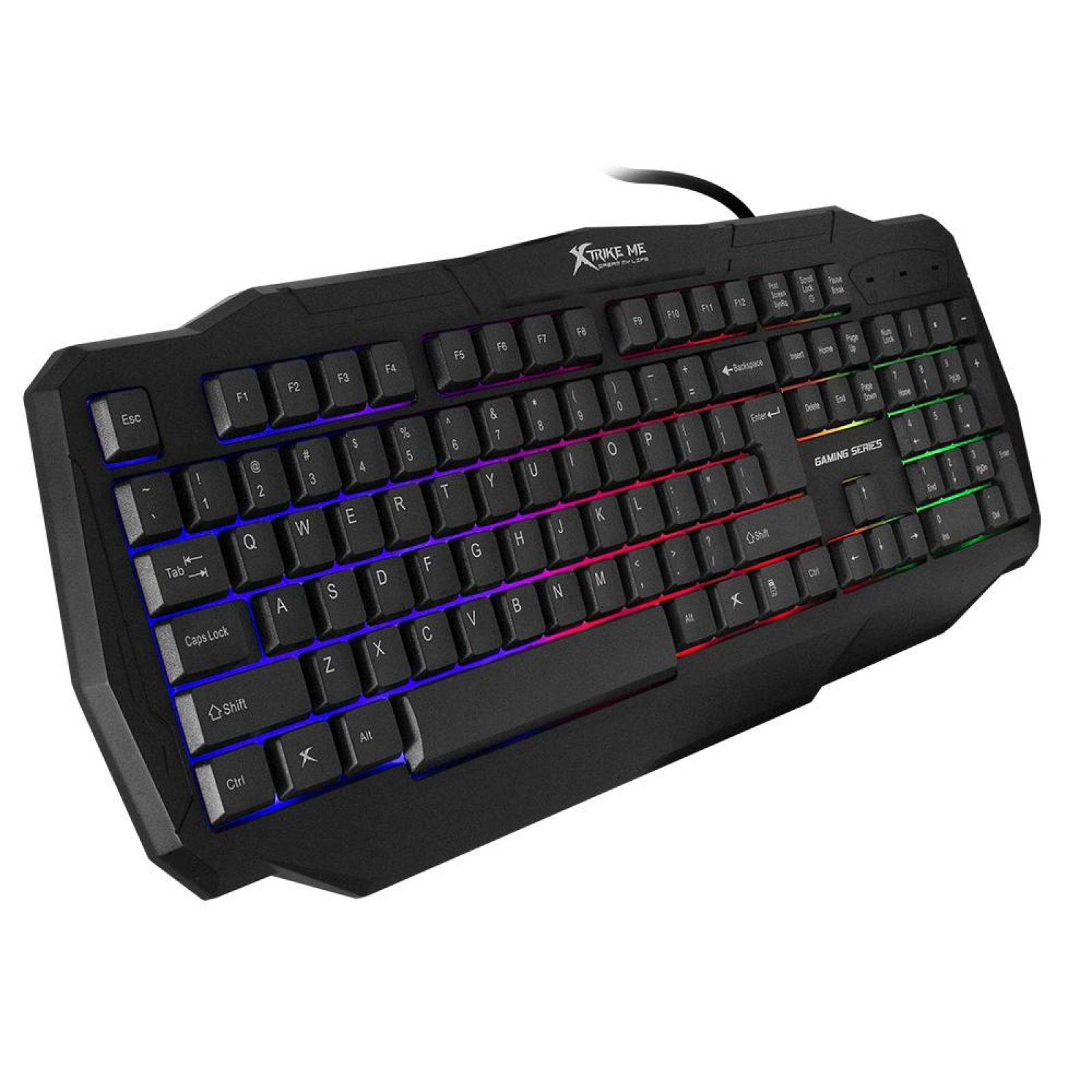 Teclado Gamer Xtrikeme Retroiluminado KB-302 - S002 