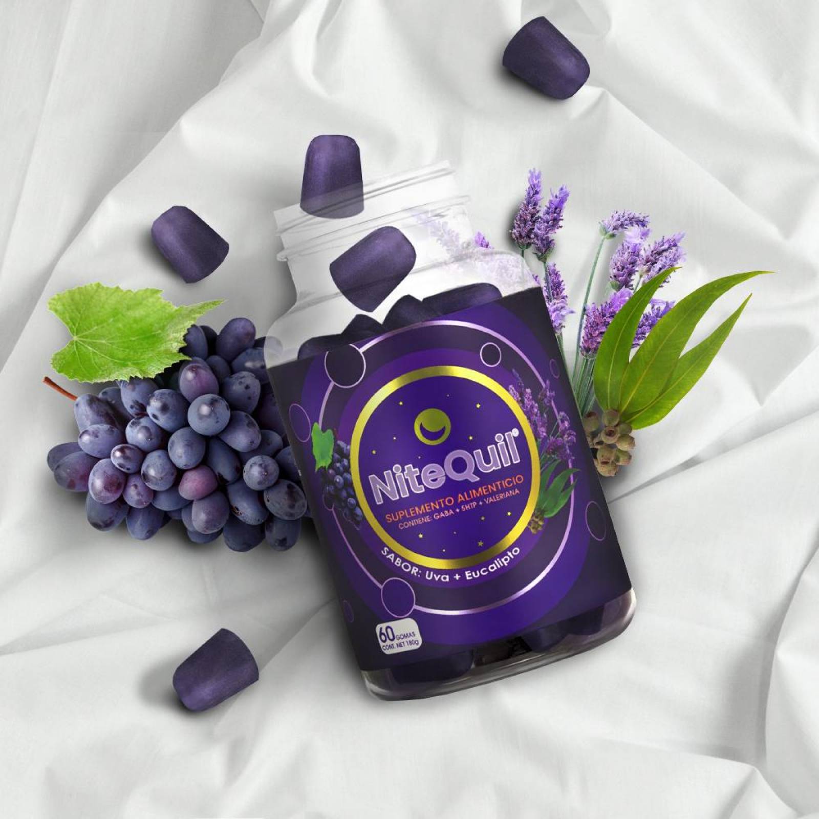 Gomita Relajante NiteQuil Natural Uva 30 und 2 Pack - S008 