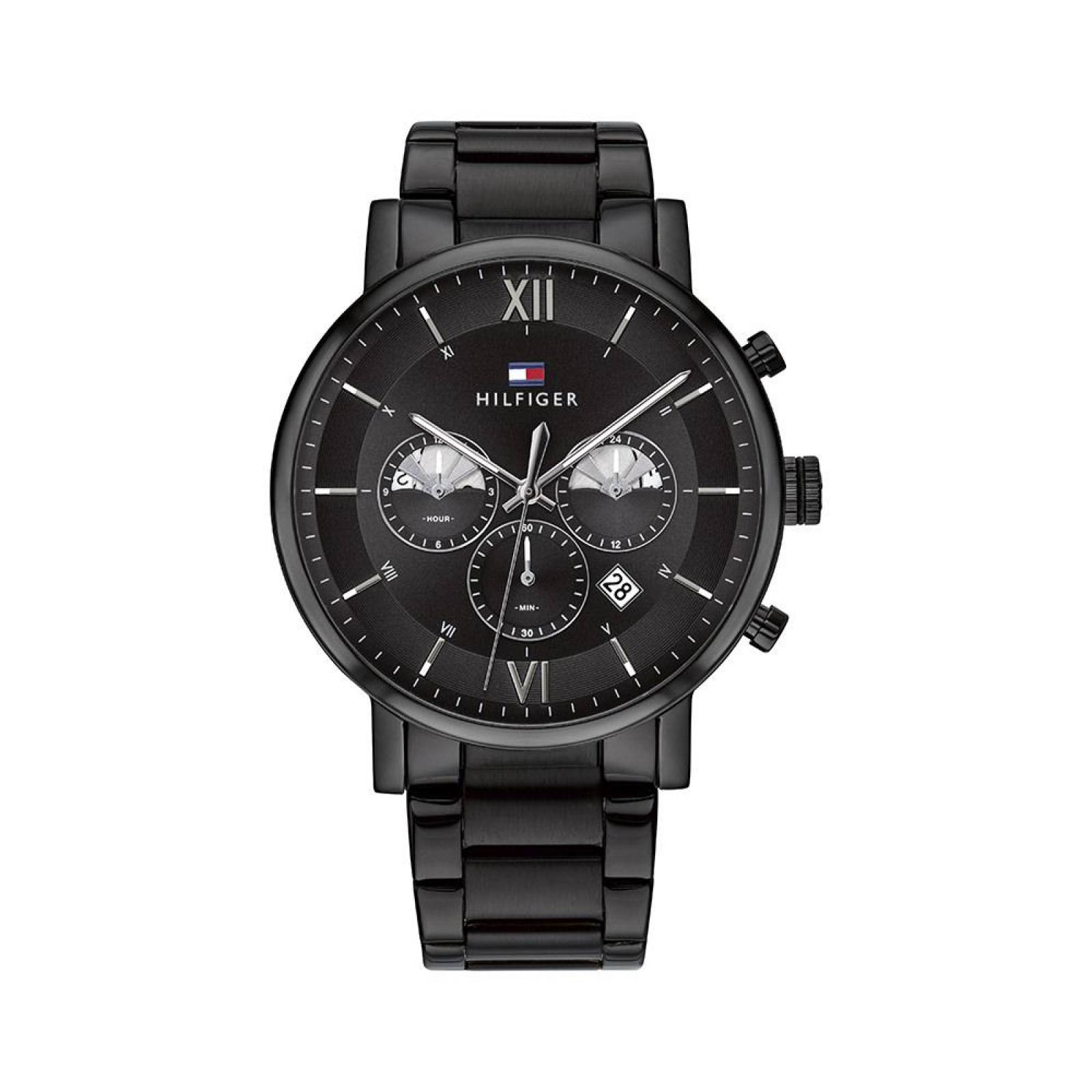 Reloj Tommy Hilfiger Caballero Color Negro 1710410 - S007