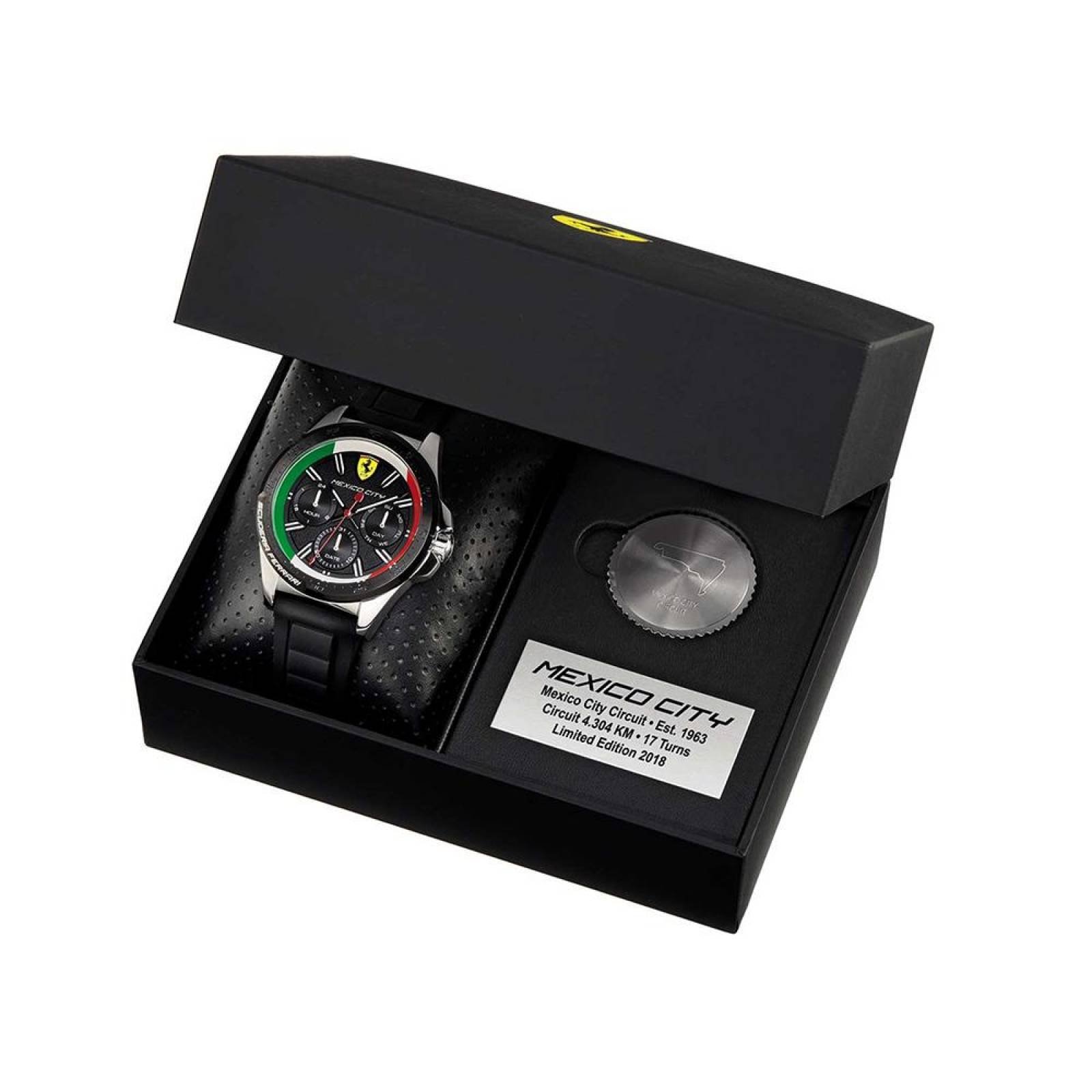 Reloj Ferrari Hombre Pilota Negro 0870026 - S007 