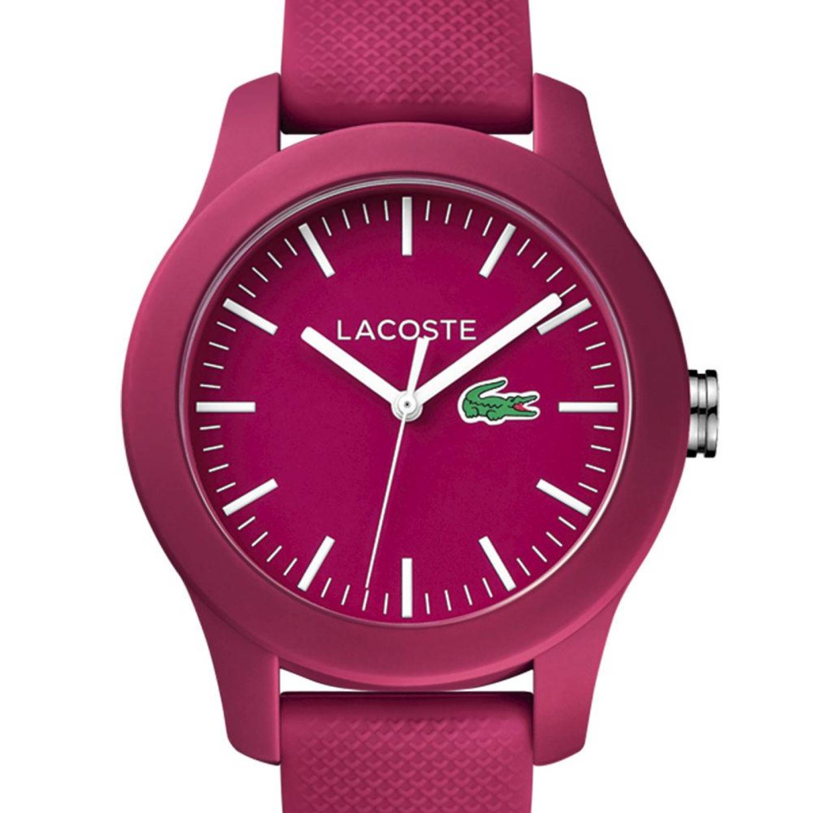 Reloj fashion lacoste rosa mujer