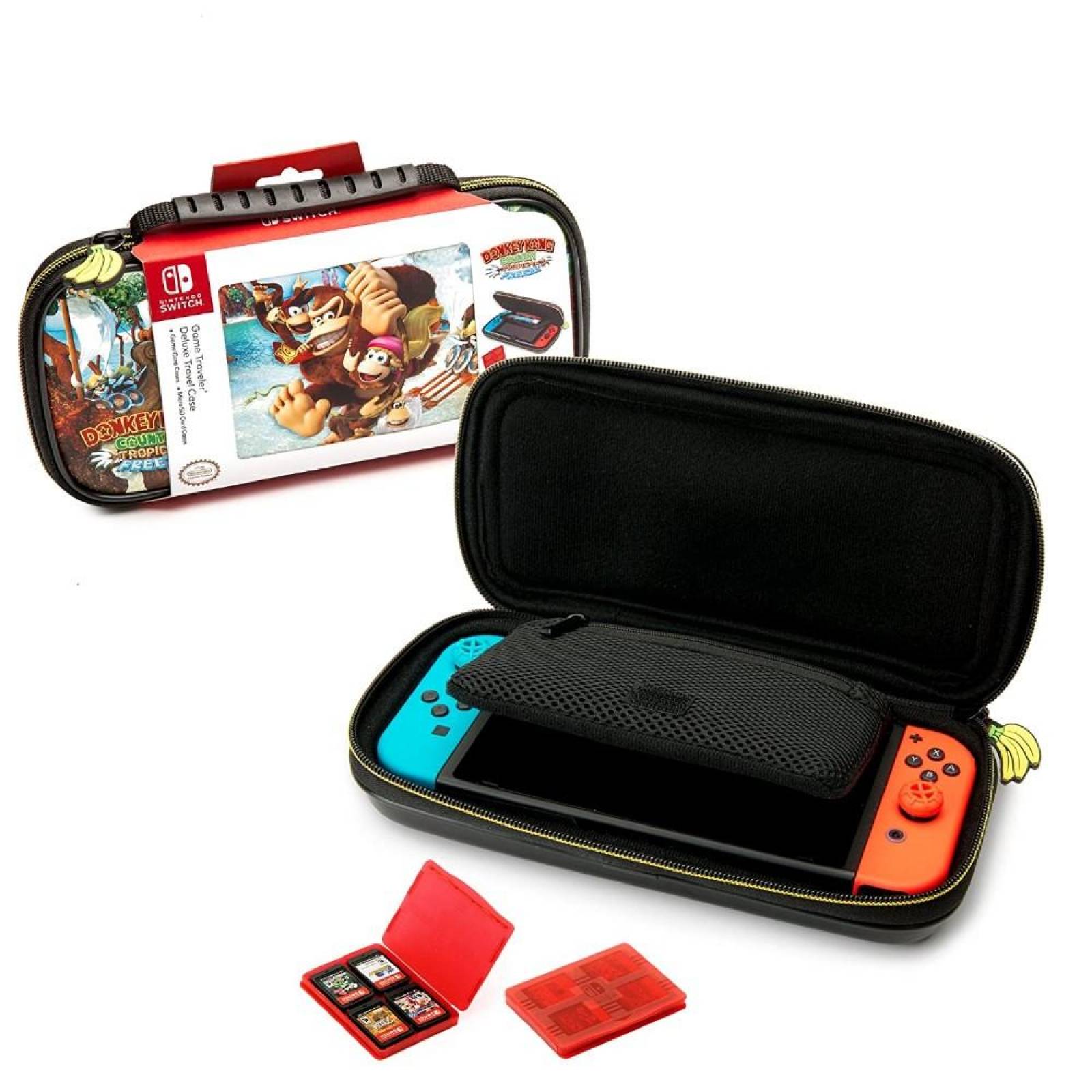 Estuche Viaje Rígido Hori Donkey Kong Nintendo Switch - S001 