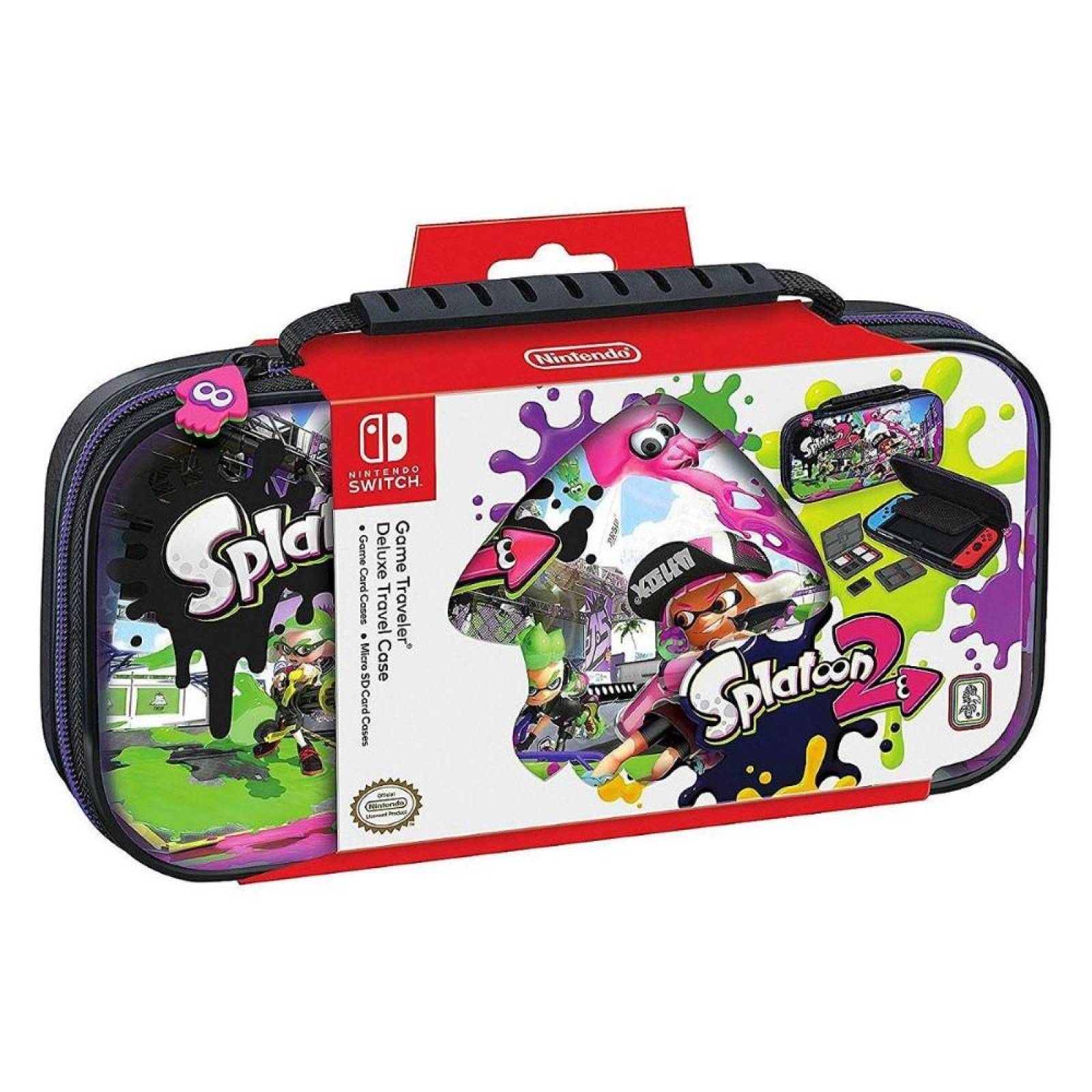 Estuche Viaje Rígido Hori Splatoon Nintendo Switch - S001 