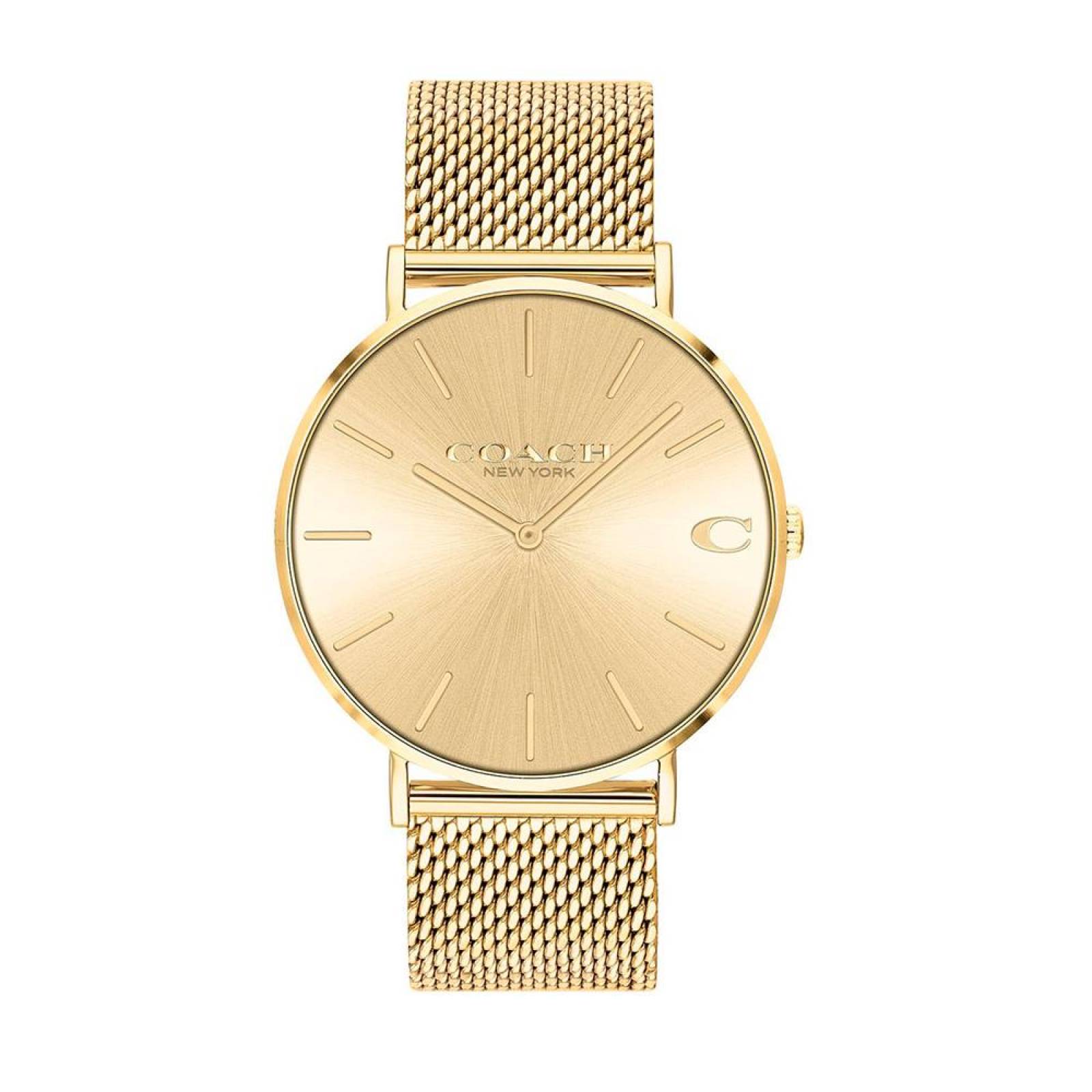 Reloj Coach Hombre Charles Dorado 14602428 - S007 