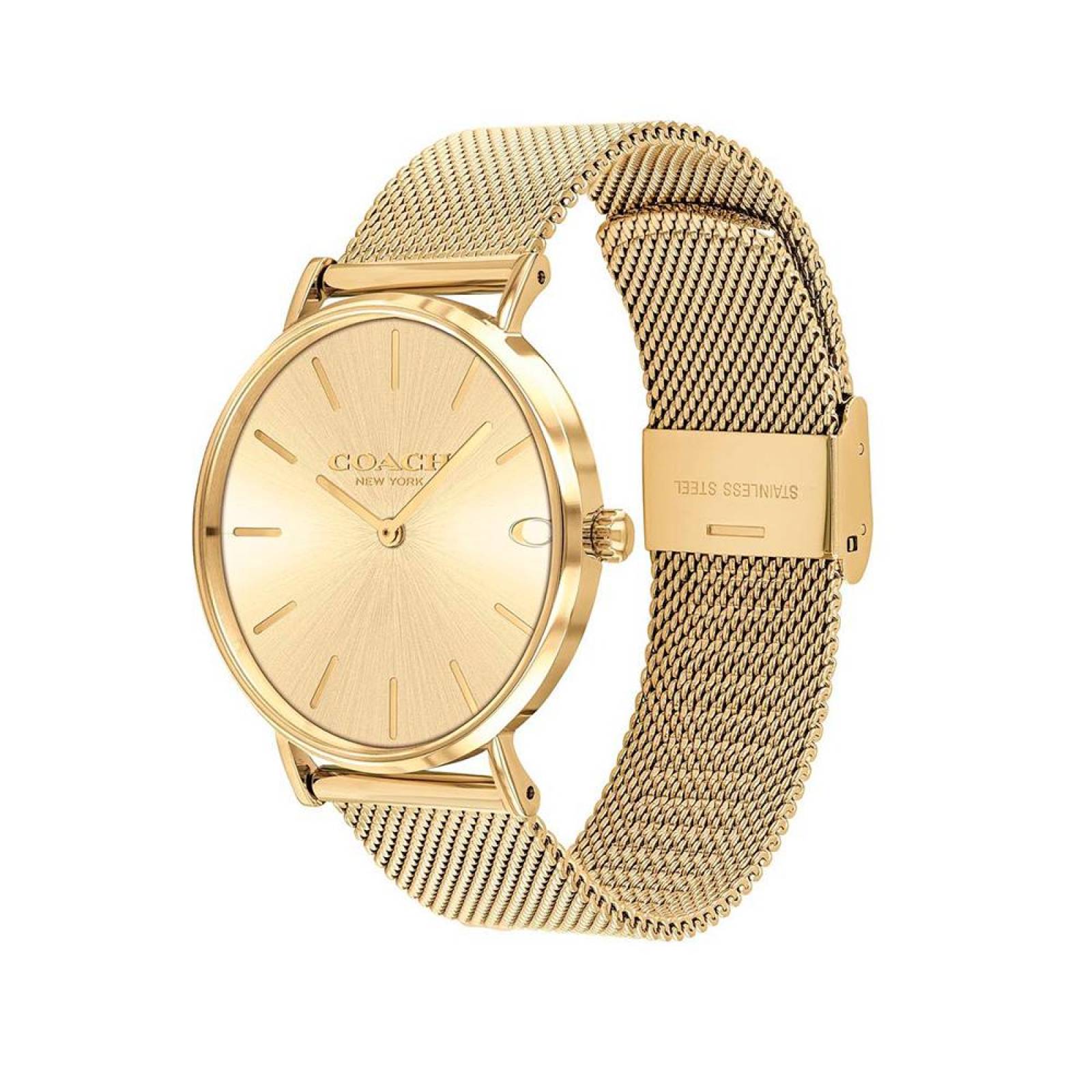 Reloj Coach Hombre Charles Dorado 14602428 - S007 