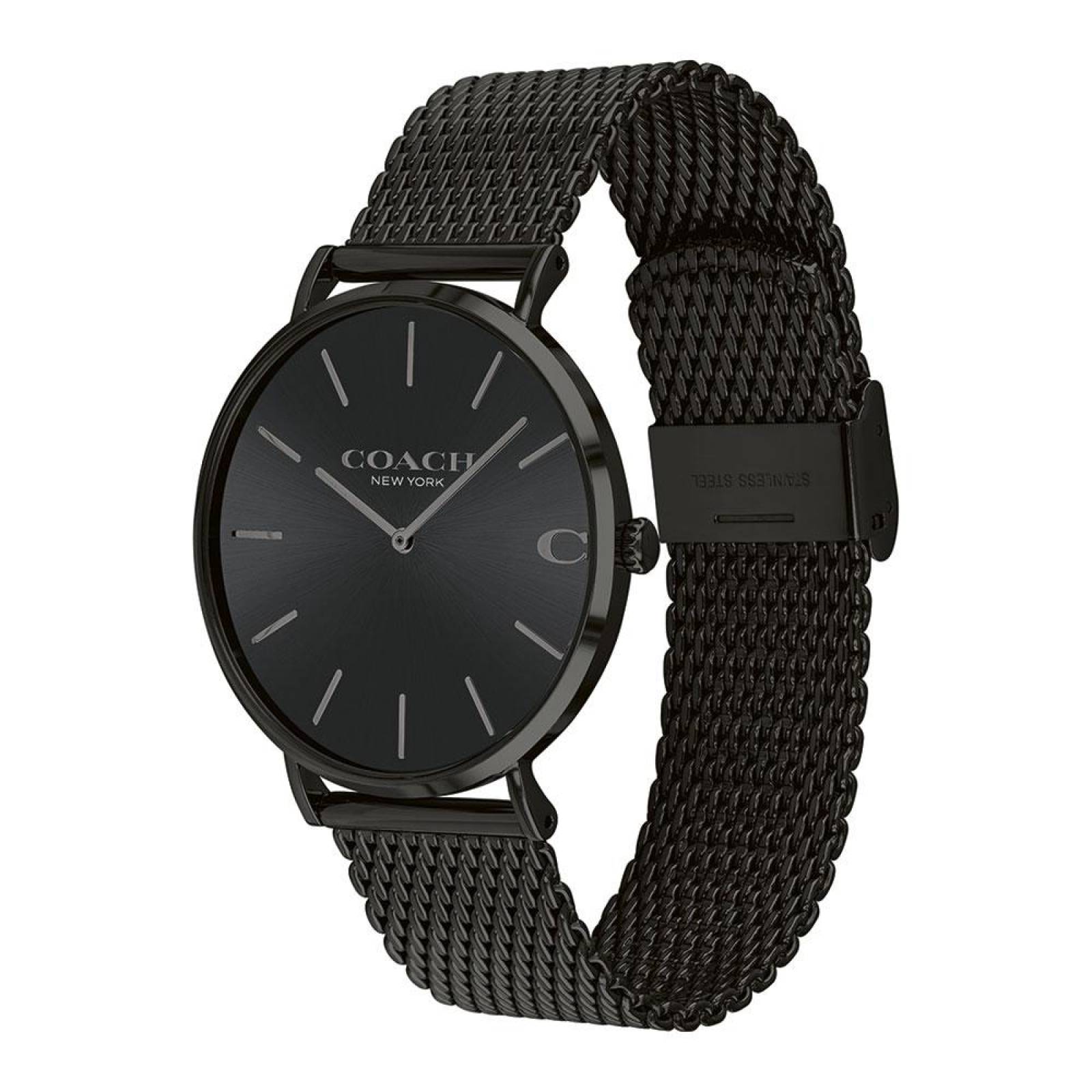 Reloj Coach Hombre Charles Negro 14602148 - S007 