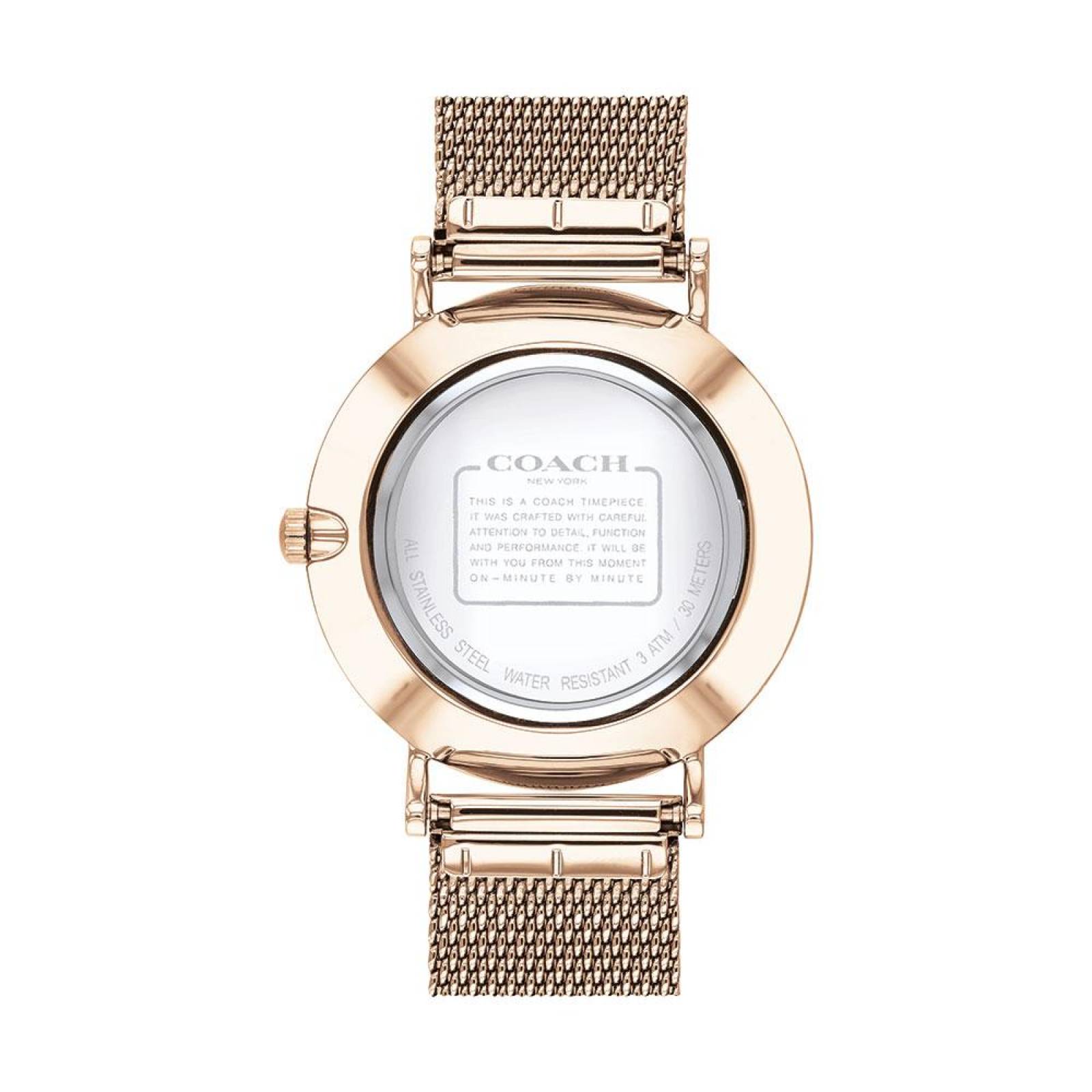 Reloj Coach Mujer Acero Inoxidable 14503126 Perry 