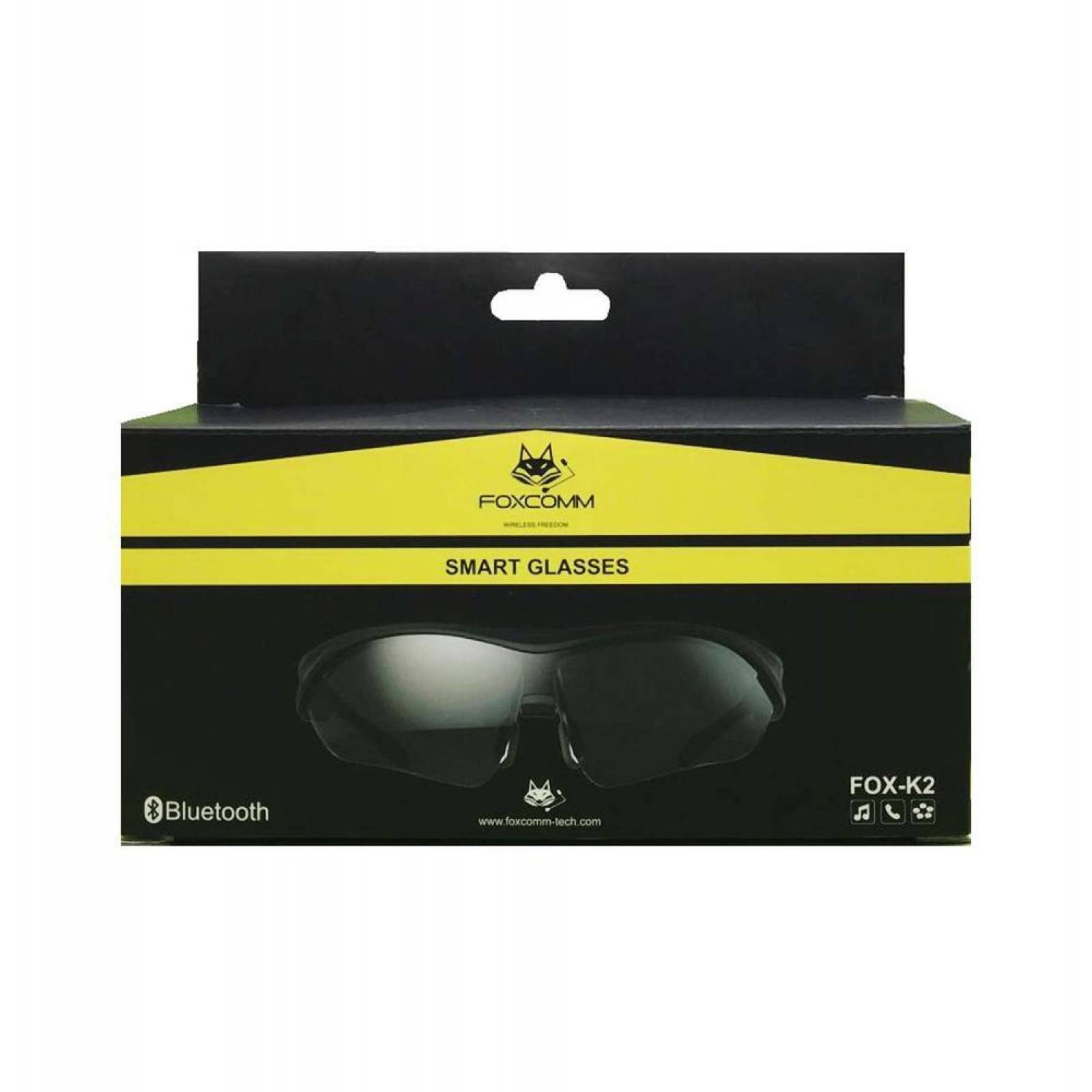 Lentes Gafas Intercom Bluetooth Foxcomm Fox-K2 - S006