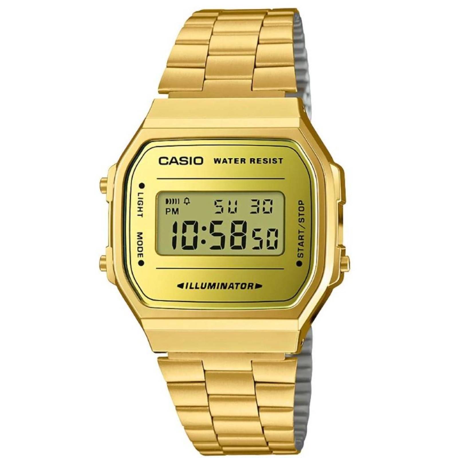 Reloj Casio Dama Color Dorado A168WEGM-9VT - S023 