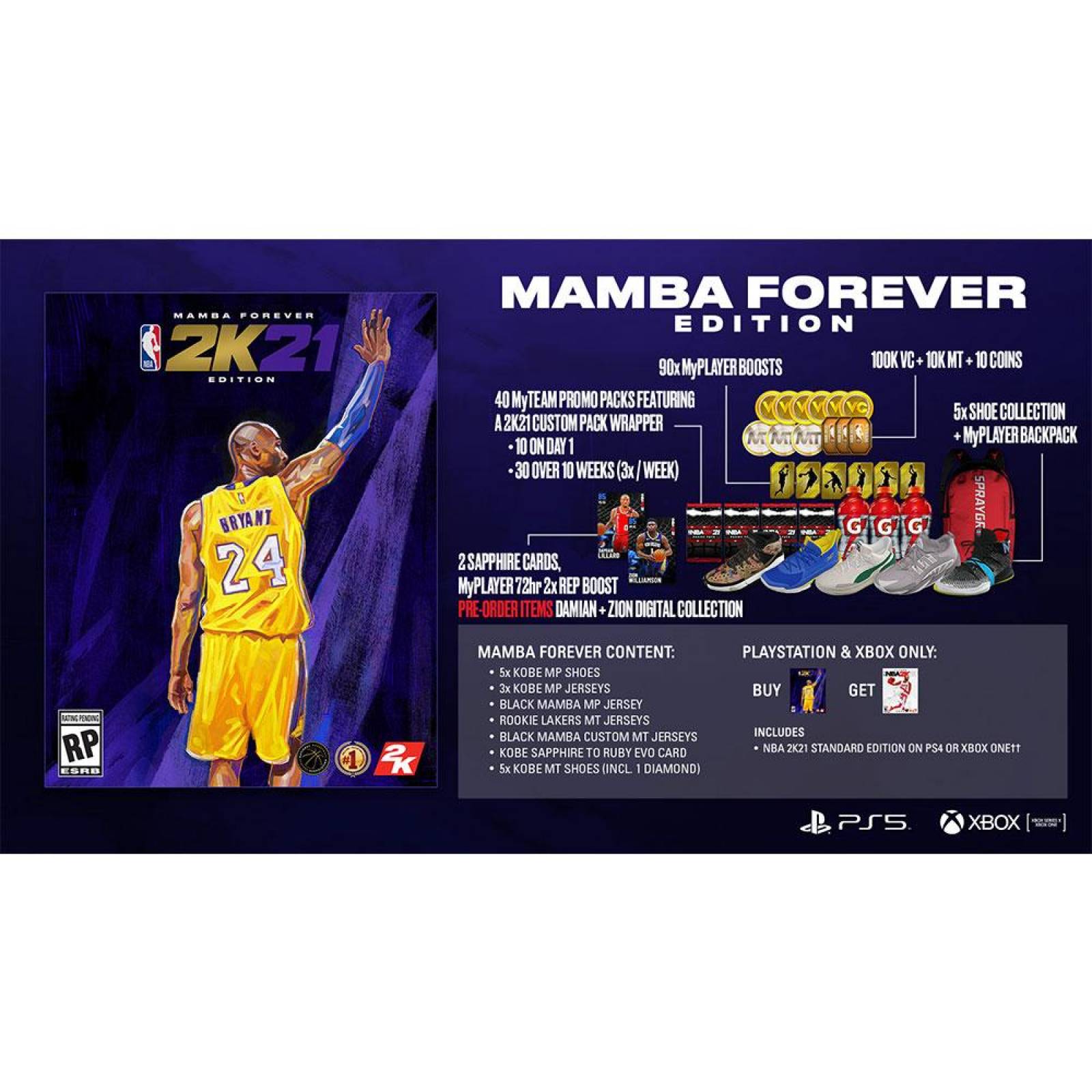 Nba 2K21 Mamba For Ever Edition Xbox Series X - S001 