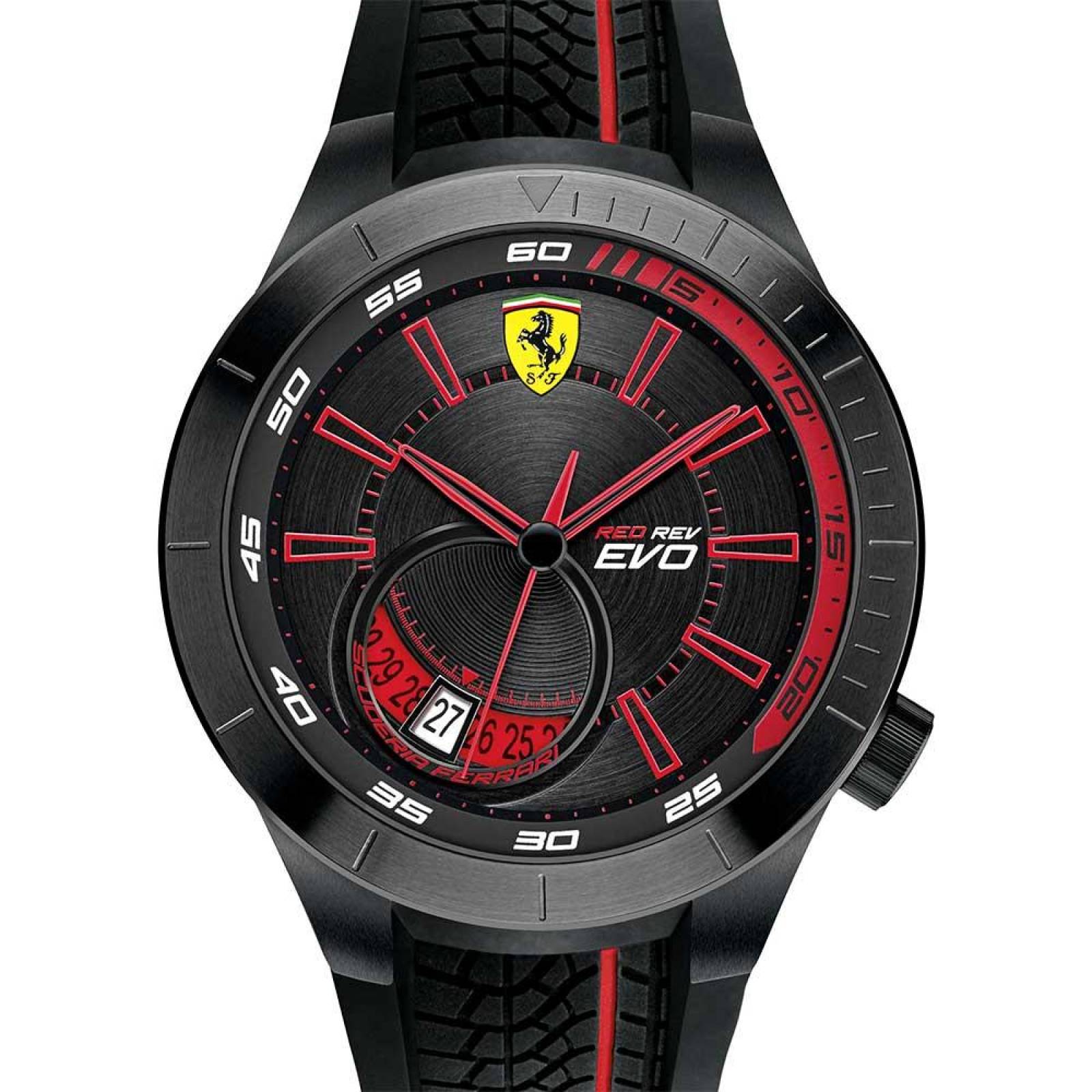 Reloj Ferrari Hombre Redrev Evo Negro 0830339 - S007 