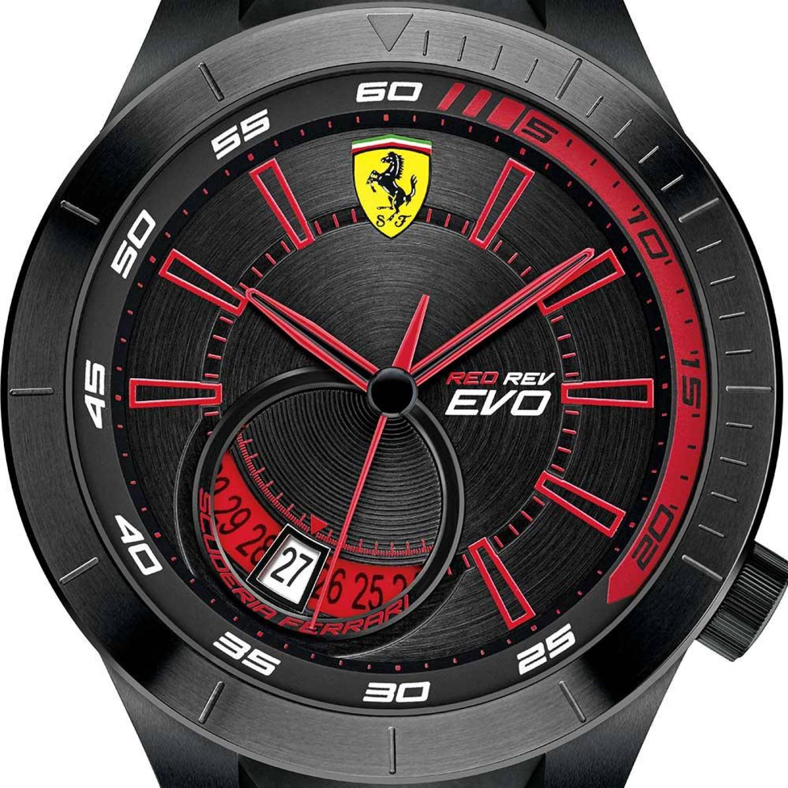 Reloj Ferrari Hombre Redrev Evo Negro 0830339 - S007 