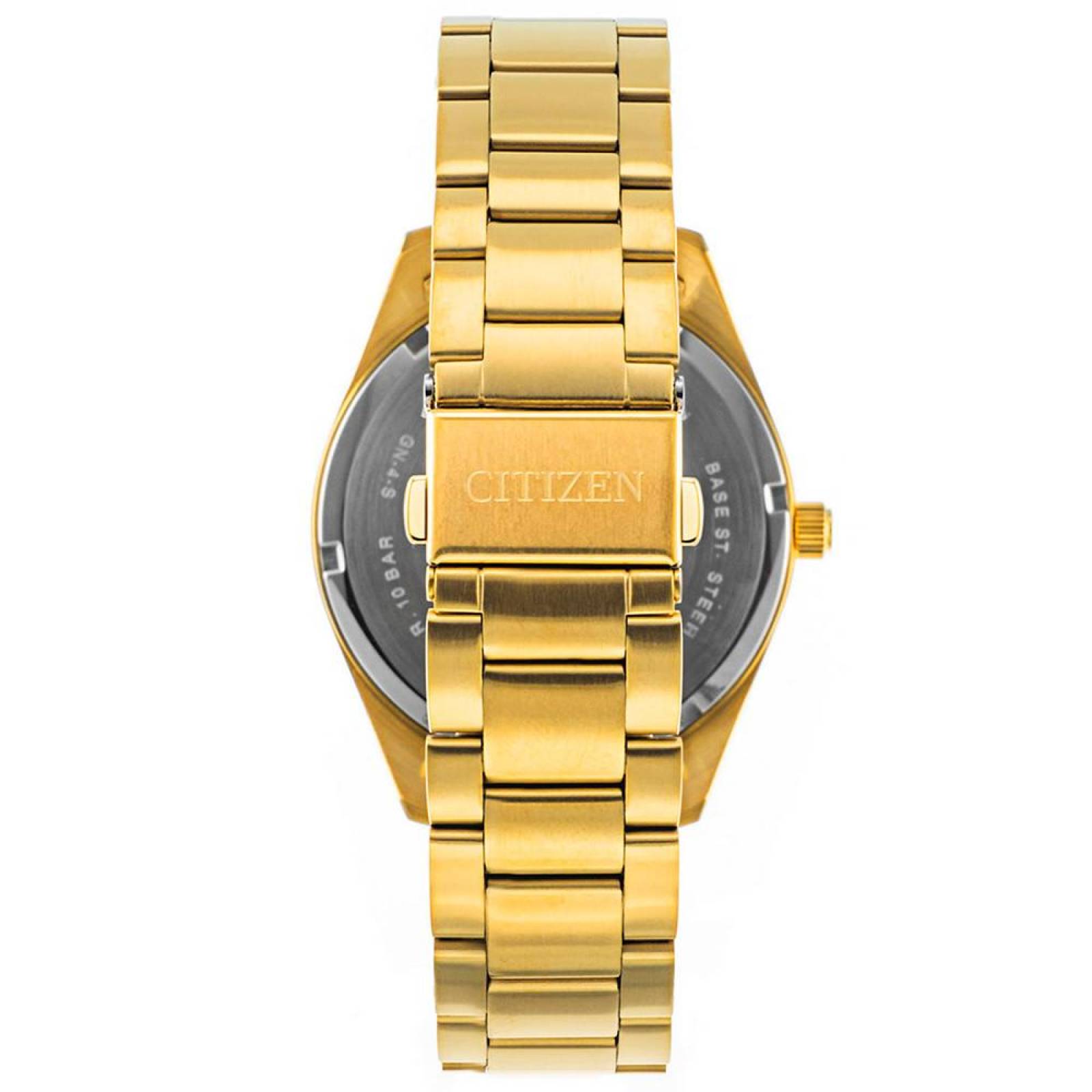 Citizen Reloj de cuarzo para hombre, acero inoxidable, clásico, tono dorado  (Modelo: BI1032-58L), Tono-dorado, Classic