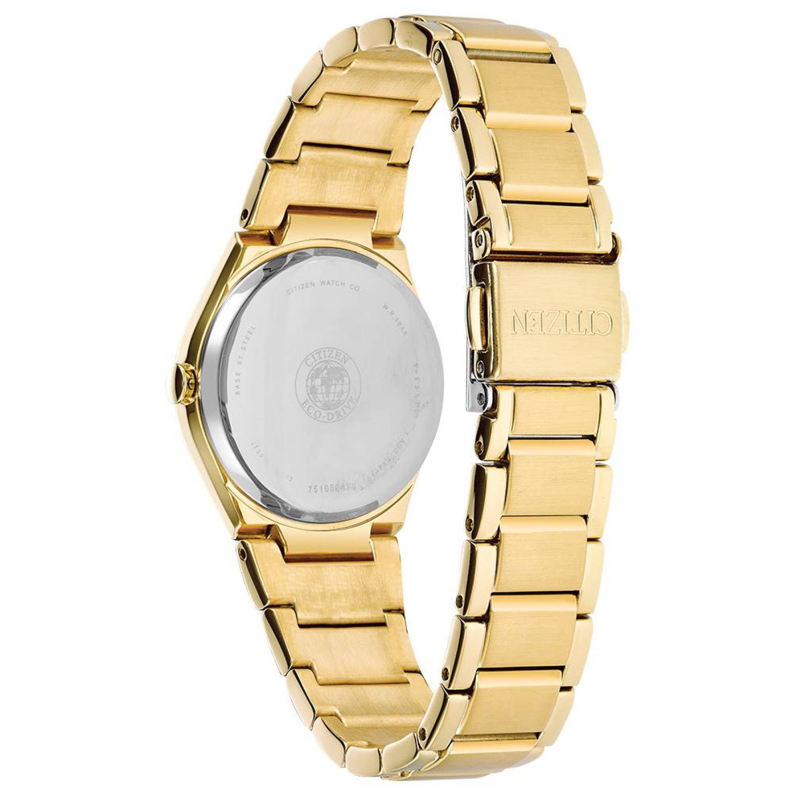 Gold Tone Citizen Eco Drive Mujer Dorado Reloj Citizen Eco-Drive
