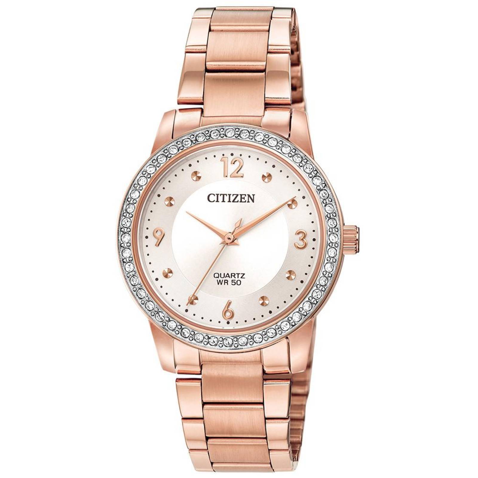 Reloj Citizen Quartz Ladie's Qzo EL3093-83A Para Mujer 