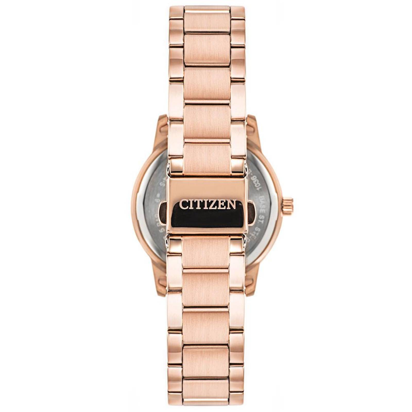 Reloj Citizen Quartz Ladie's Qzo EL3093-83A Para Mujer 