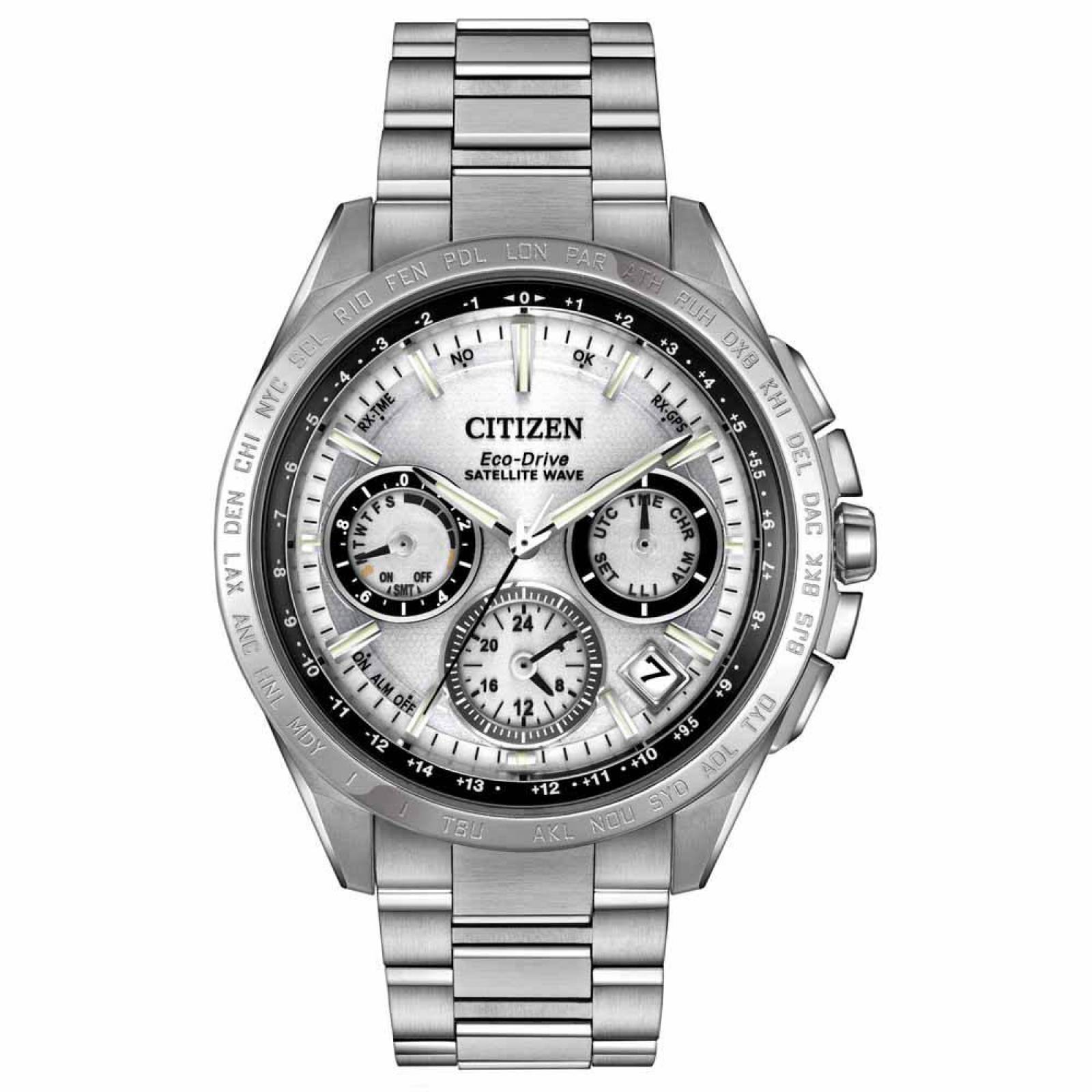 Reloj Citizen Eco-Drive Satelite Wave F900 CC9010-74A Hombre 